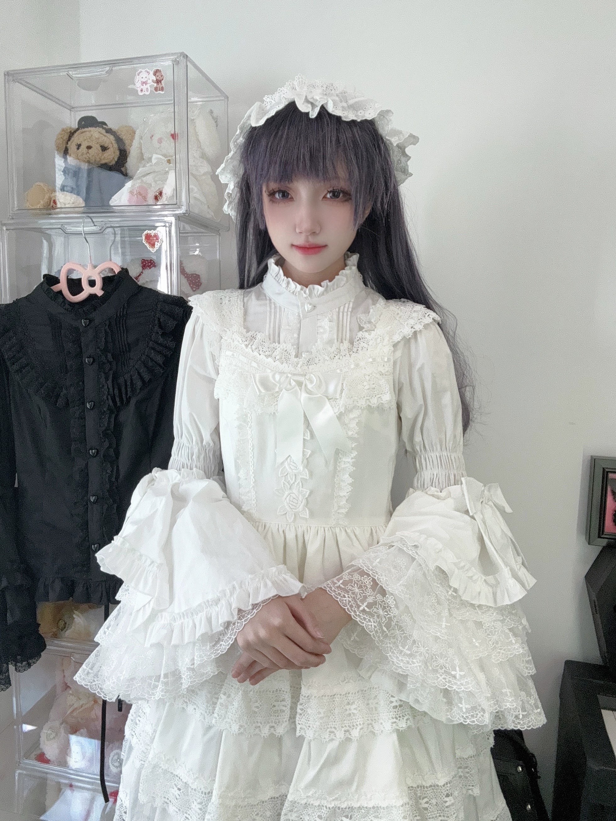 Twilight Zone - Sweet Lolita Blouse Princess Sleeve Shirt Inner Wear - Image 11