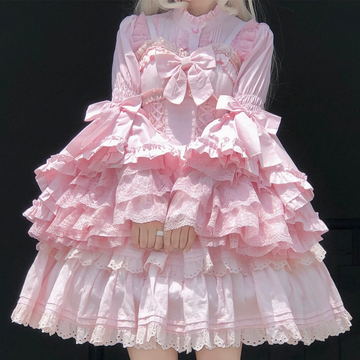 Twilight Zone - Sweet Lolita Blouse Princess Sleeve Shirt Inner Wear - Image 5