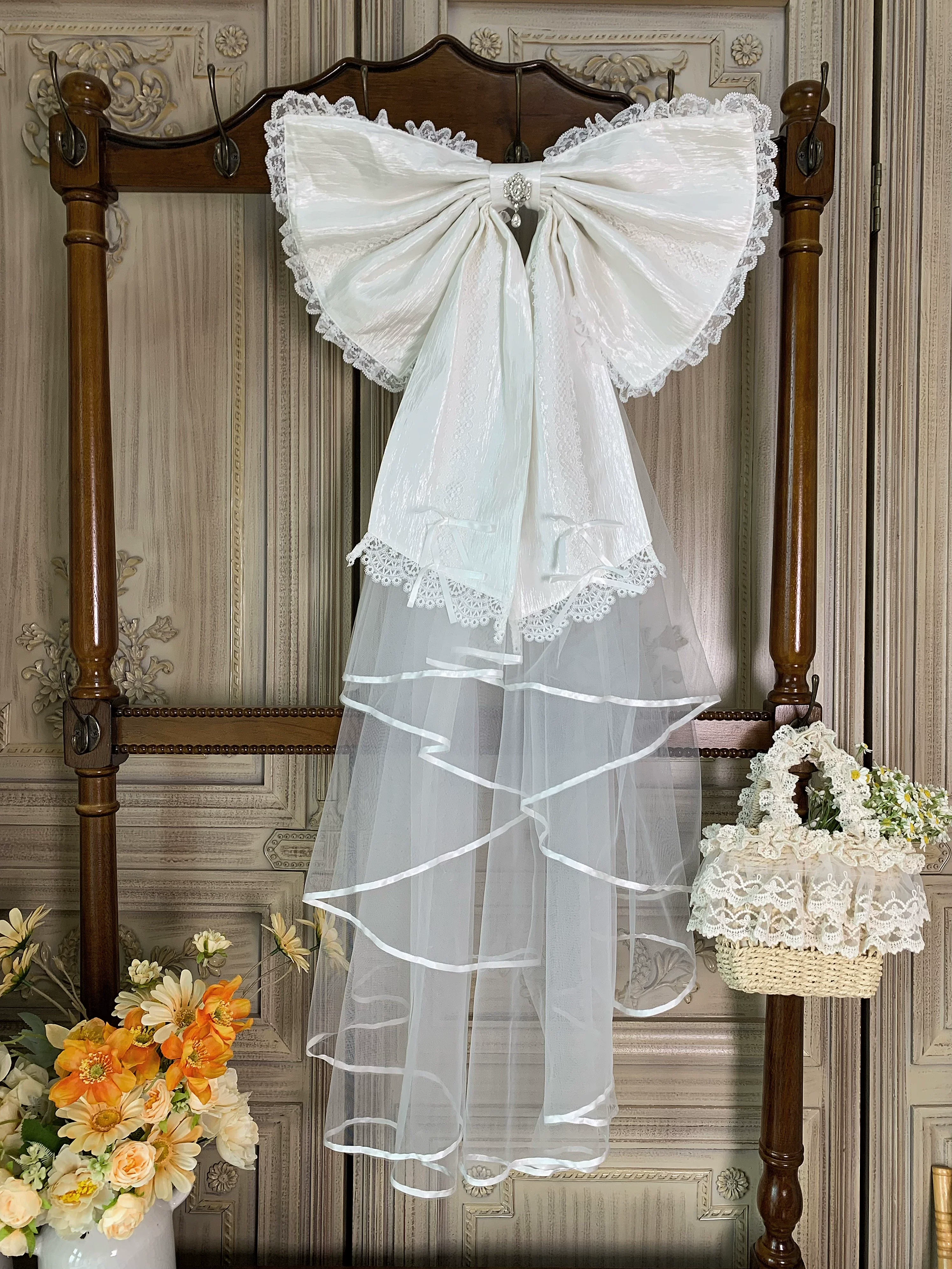 Flower Banquet - Wishing Star - Sweet Lolita Blouse Princess Sleeve Shirt and Accessories - Image 3
