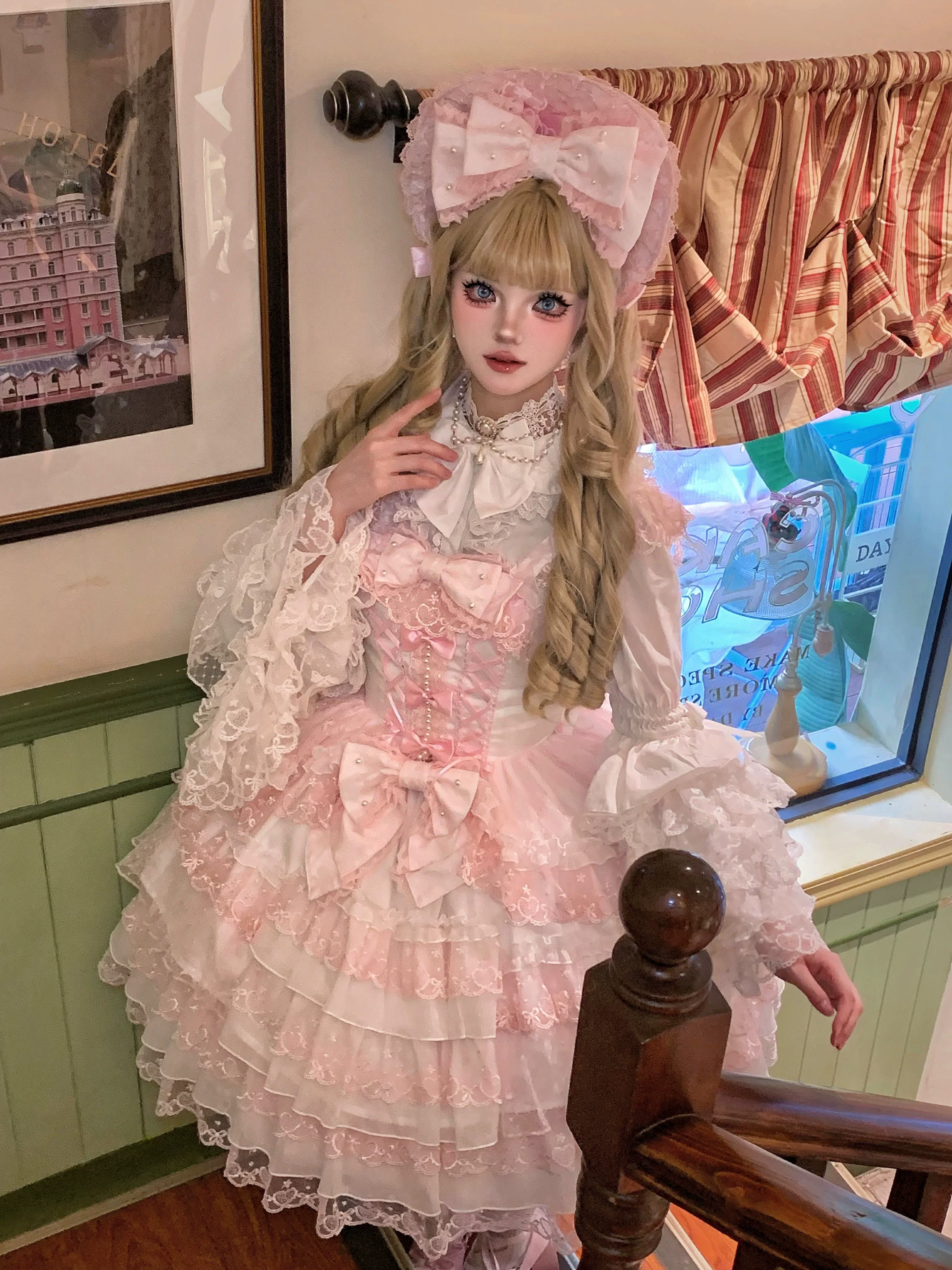 Love Overture - Sweet Lolita Blouse Princess Sleeves Lolita Shirt - Image 6