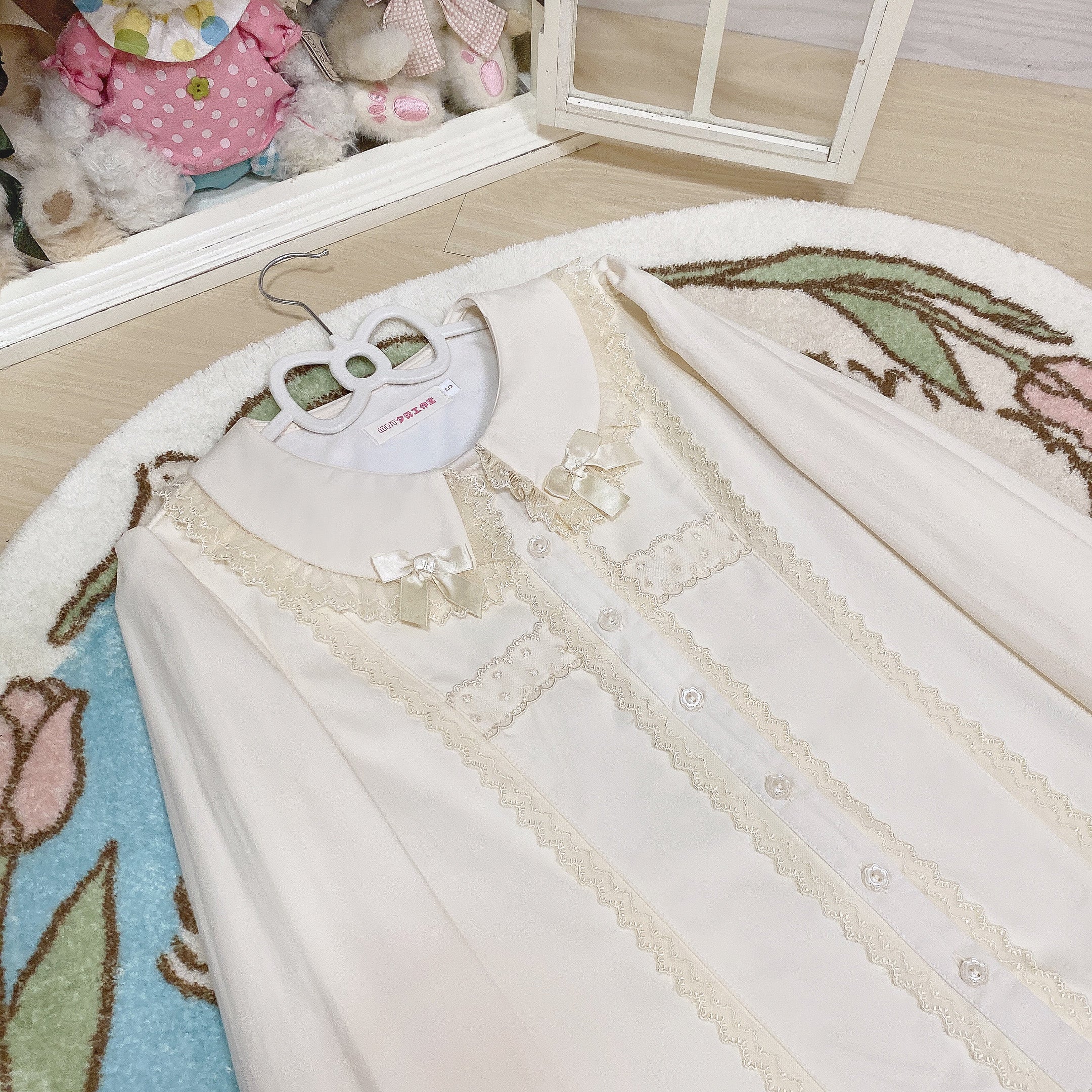 Grace Deer - Sweet Lolita Blouse with Peter Pan Collar and Long Sleeves - Image 14
