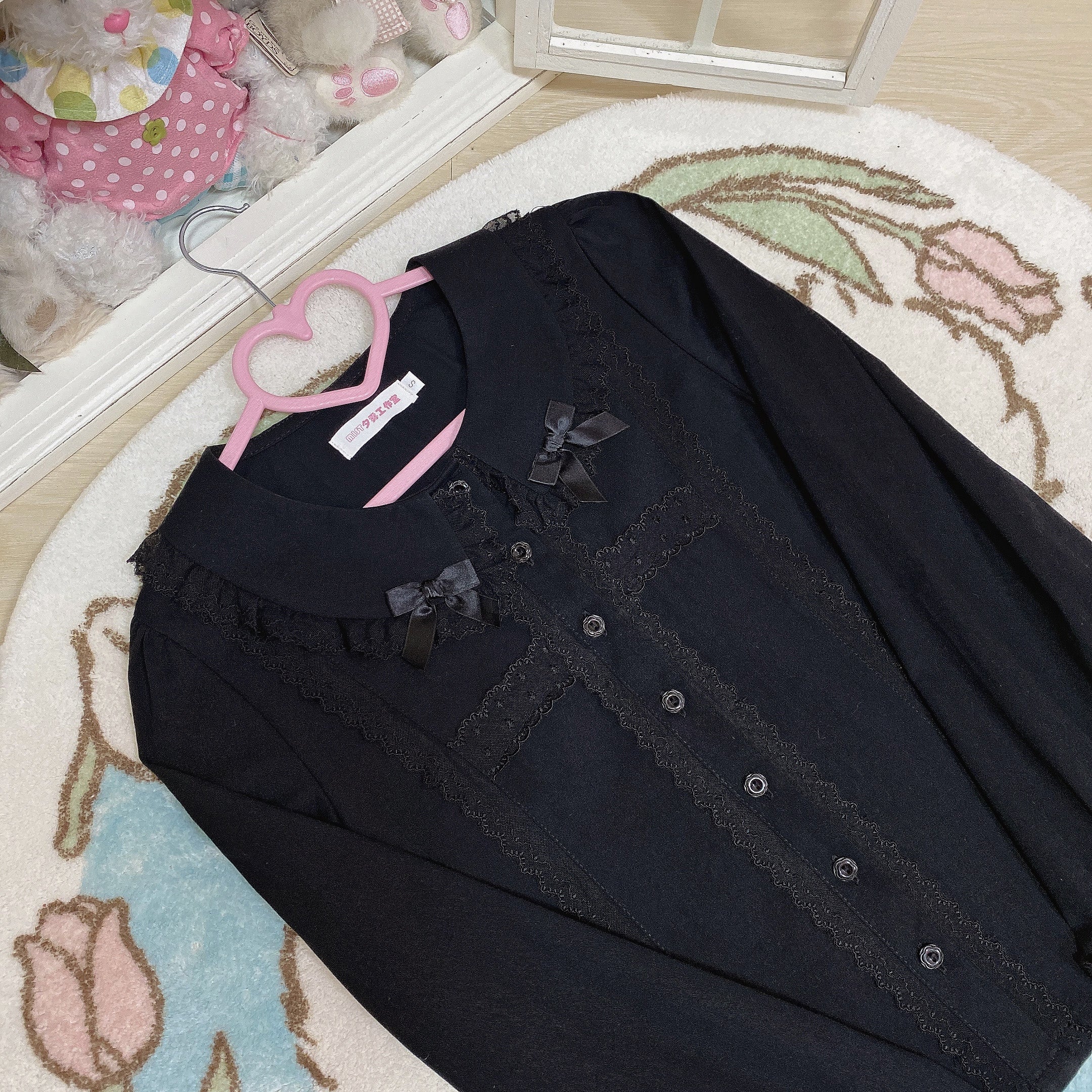 Grace Deer - Sweet Lolita Blouse with Peter Pan Collar and Long Sleeves - Image 15