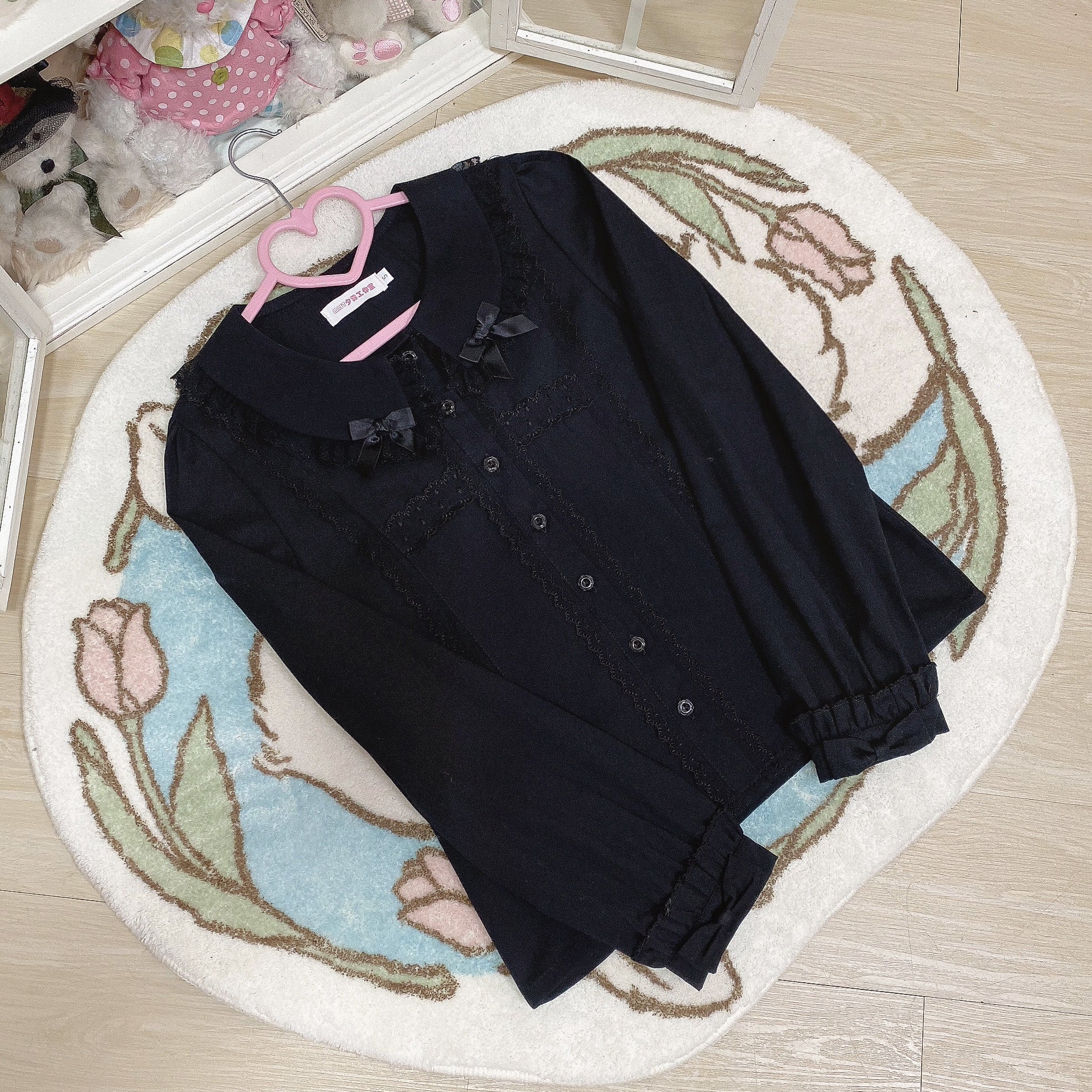 Grace Deer - Sweet Lolita Blouse with Peter Pan Collar and Long Sleeves - Image 16
