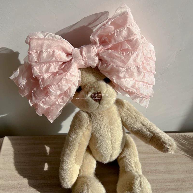 Spring of Mist - Sweet Lolita Bow Hairclip Bowler Hat KC - Image 6