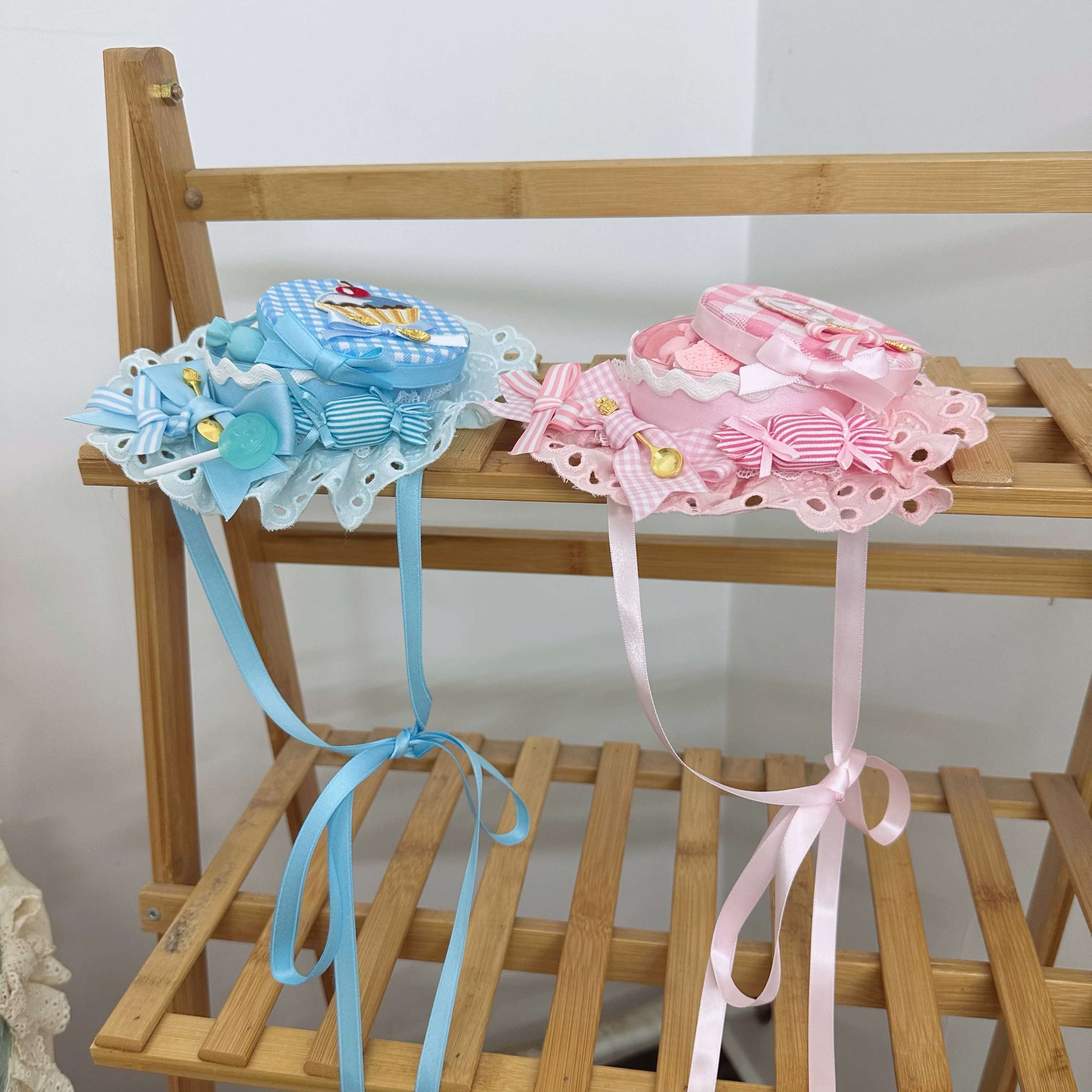Sweet Lolita Candy Box Hat Handmade Lolita Top Hat - Image 27