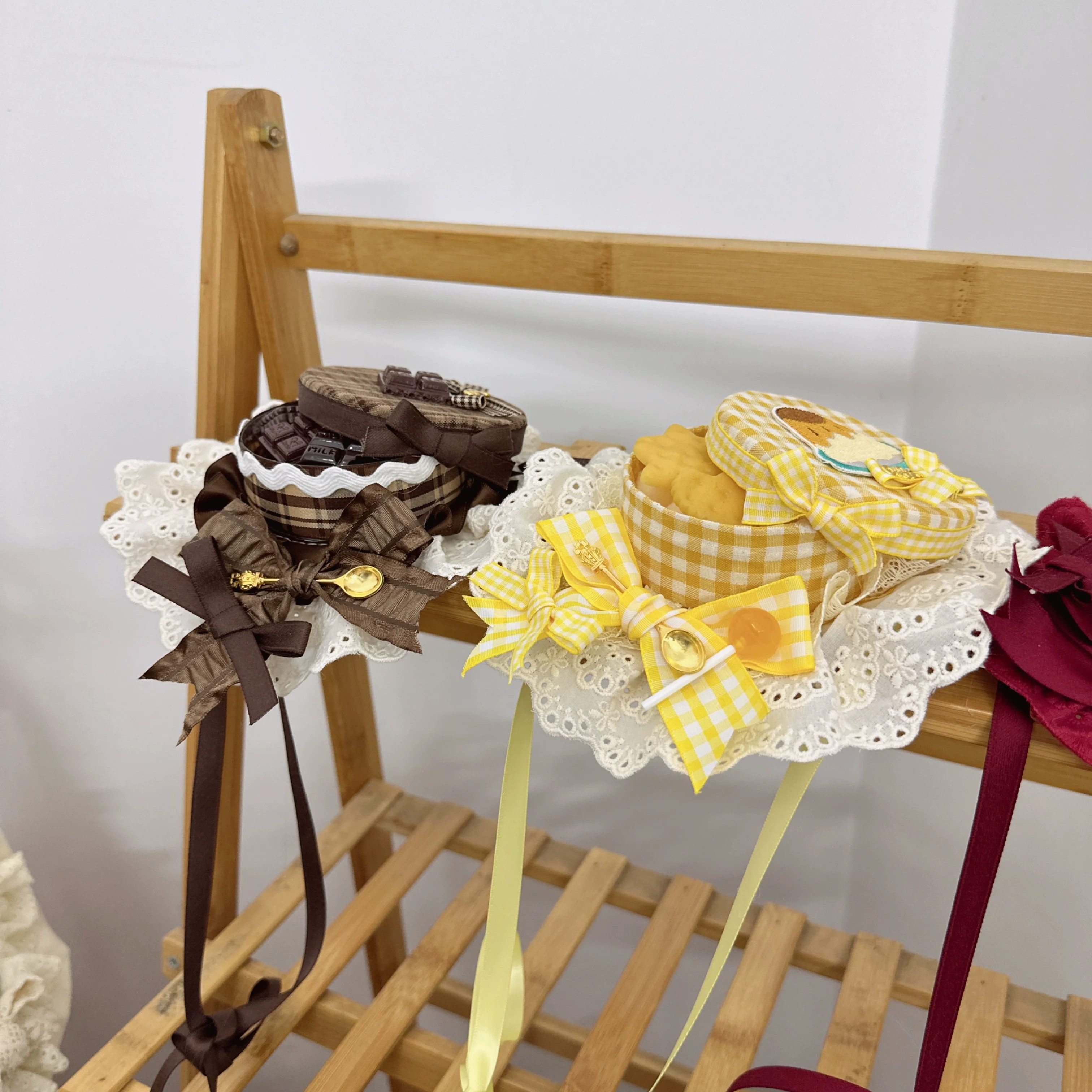 Sweet Lolita Candy Box Hat Handmade Lolita Top Hat - Image 29