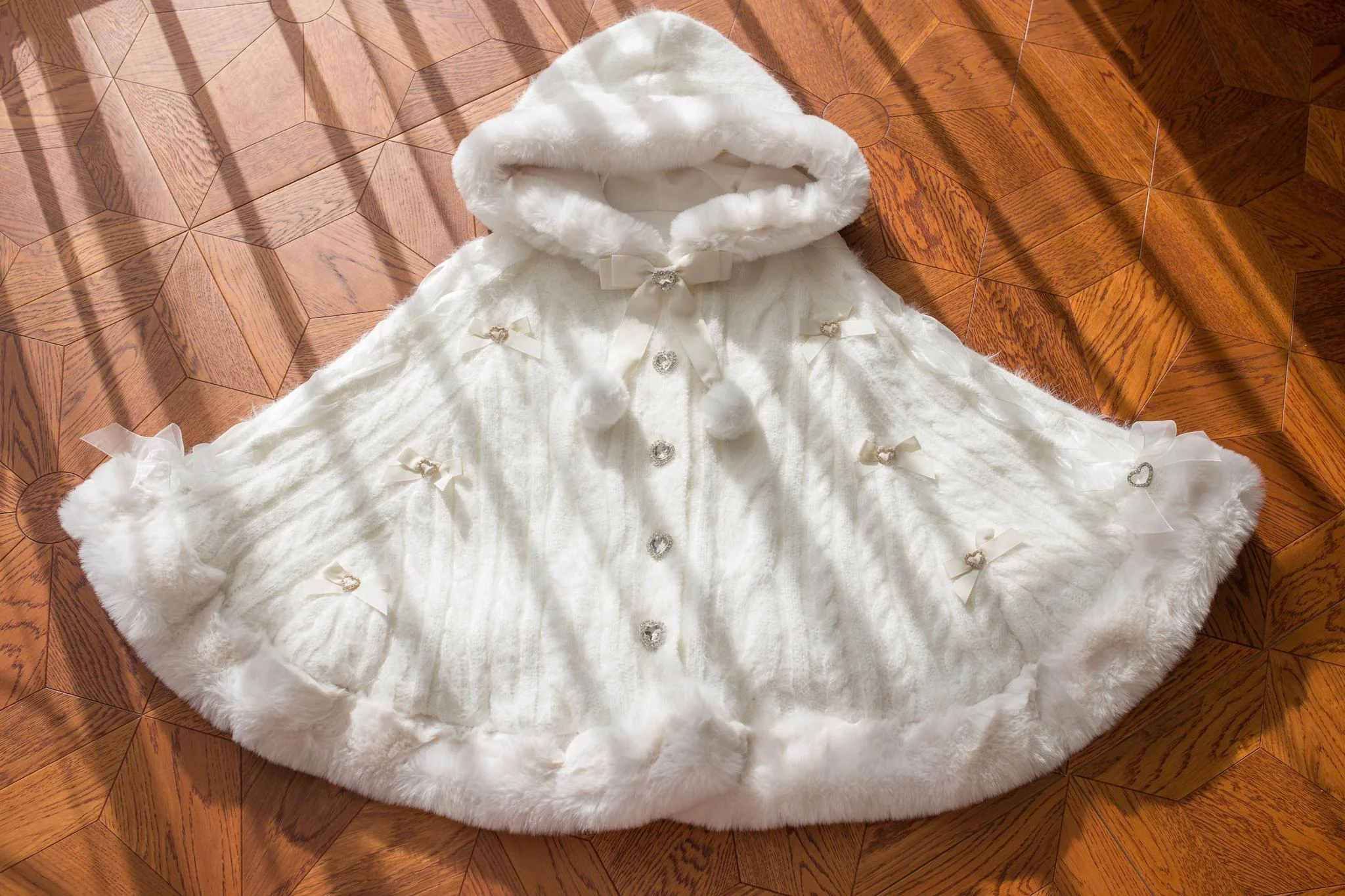 Sweet Bliss - Sweet Lolita Cape Winter Lolita Sweater Coat - Image 17