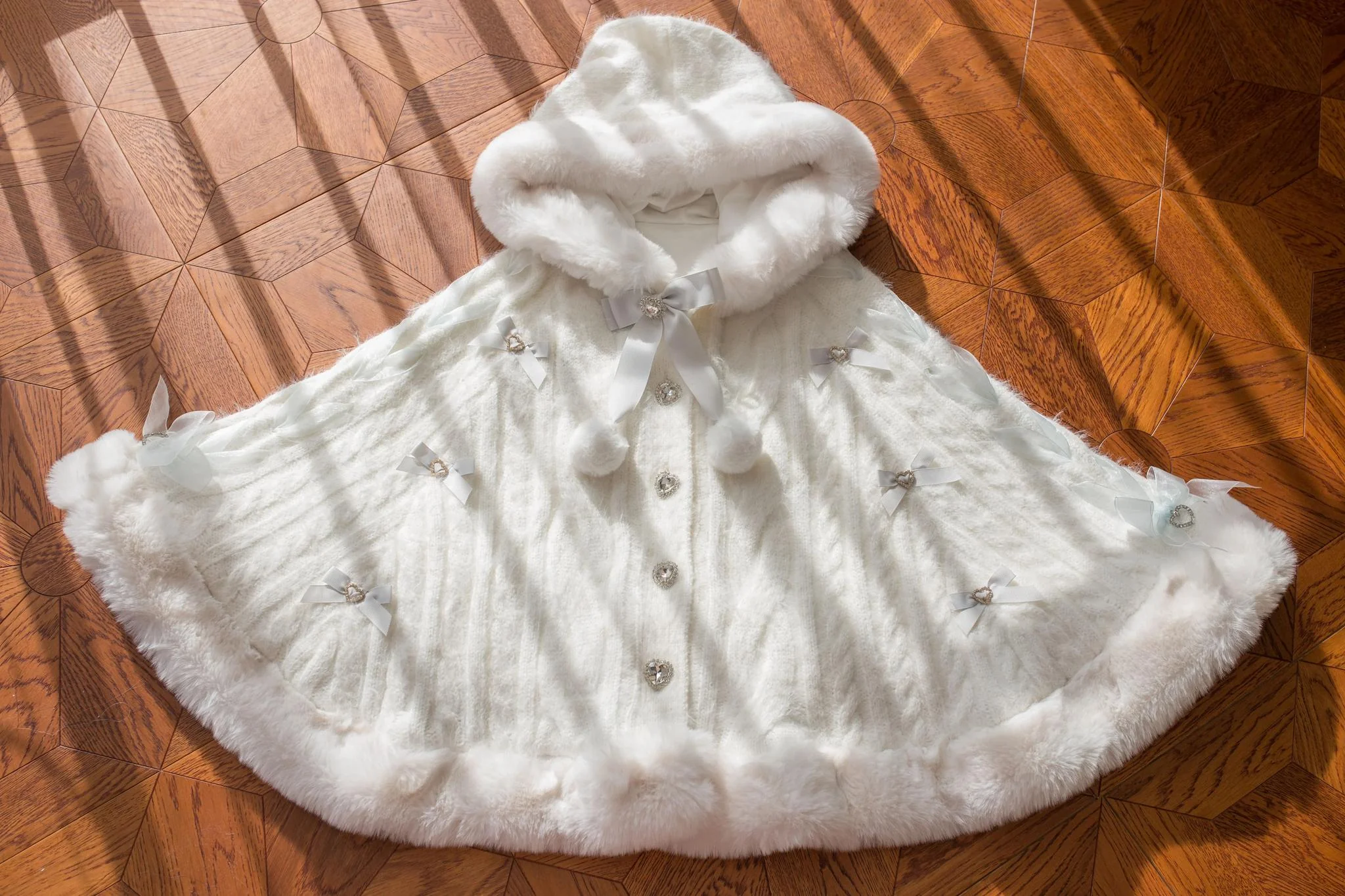 Sweet Bliss - Sweet Lolita Cape Winter Lolita Sweater Coat - Image 20