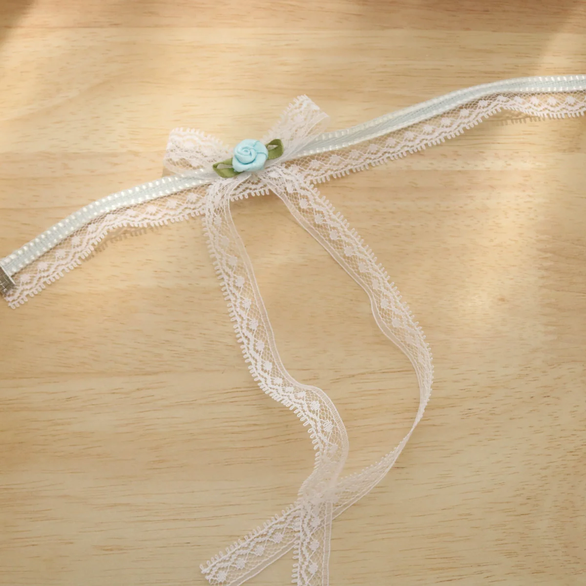 Creamy Bubbles - Sweet Lolita Choker Vintage Lace Rose Handmade Necklace - Image 43