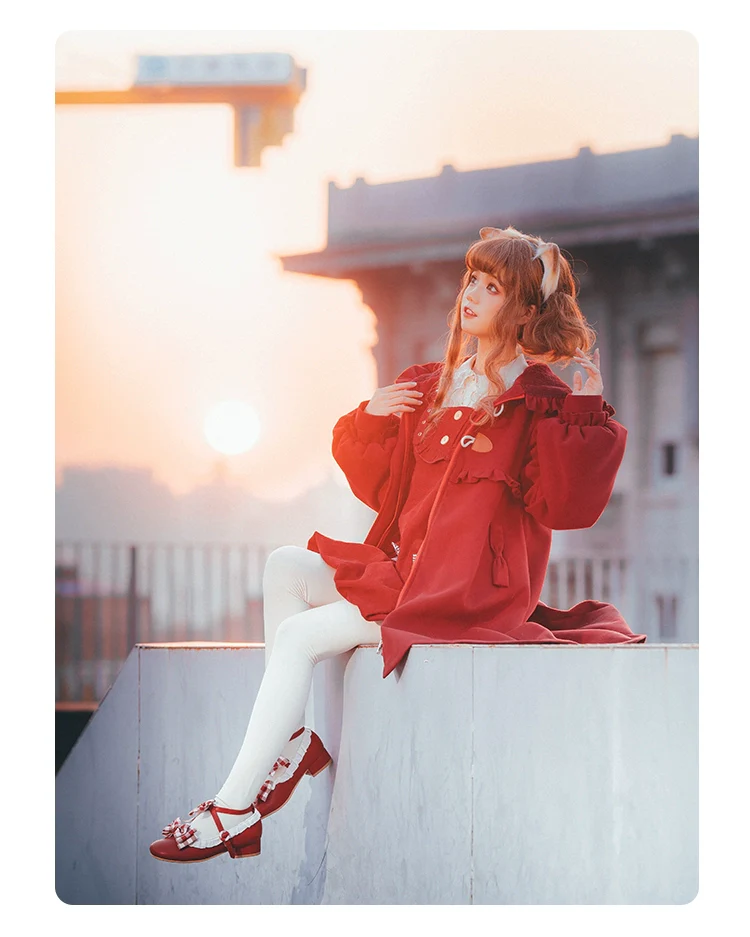 Fairy Cat - Sweet Lolita Coat Autumn and Winter Lolita Outwear - Image 10
