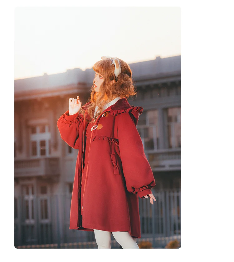 Fairy Cat - Sweet Lolita Coat Autumn and Winter Lolita Outwear - Image 12