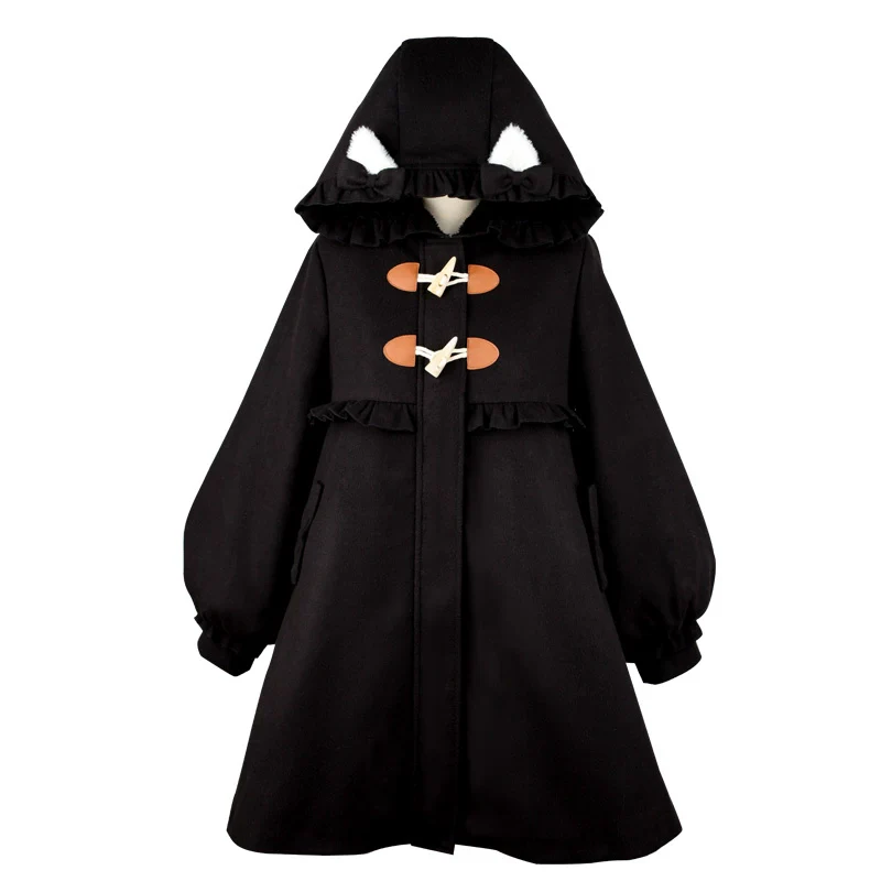 Fairy Cat - Sweet Lolita Coat Autumn and Winter Lolita Outwear - Image 16