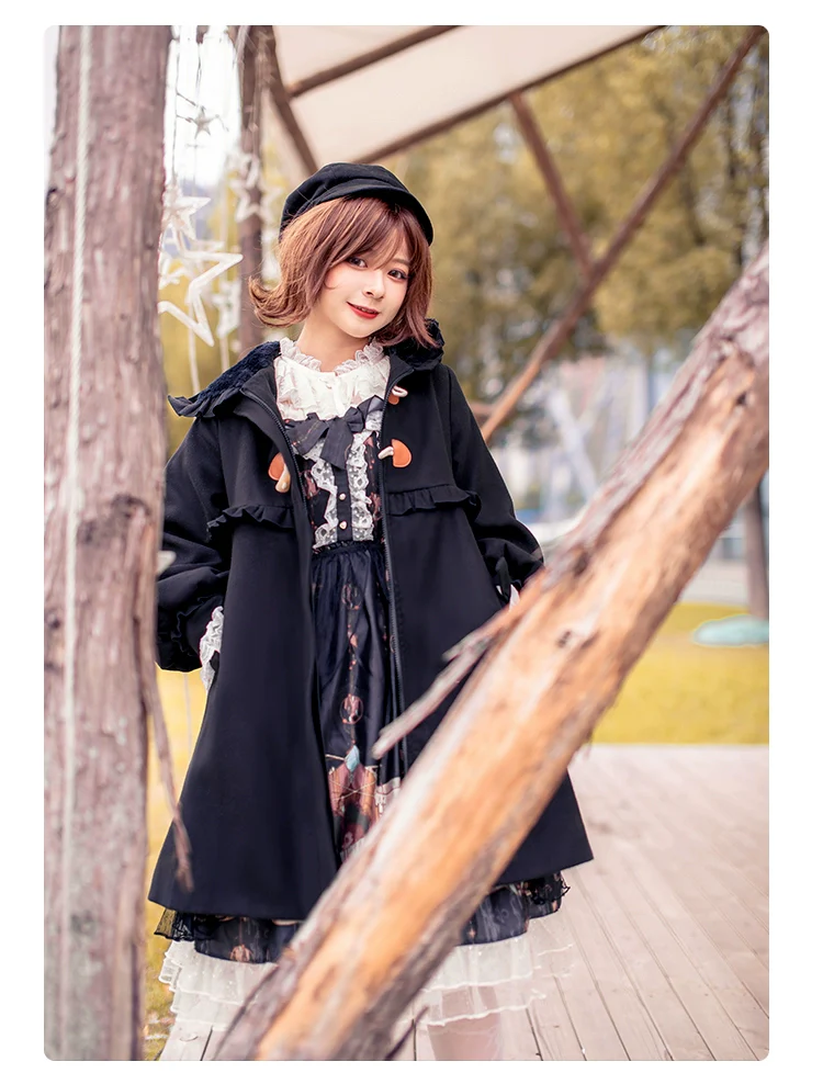 Fairy Cat - Sweet Lolita Coat Autumn and Winter Lolita Outwear - Image 17