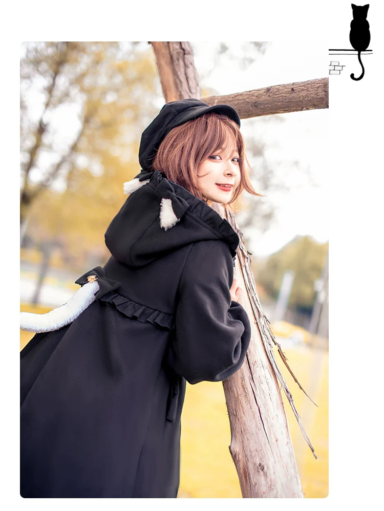 Fairy Cat - Sweet Lolita Coat Autumn and Winter Lolita Outwear - Image 26