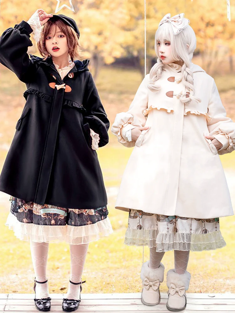 Fairy Cat - Sweet Lolita Coat Autumn and Winter Lolita Outwear - Image 29