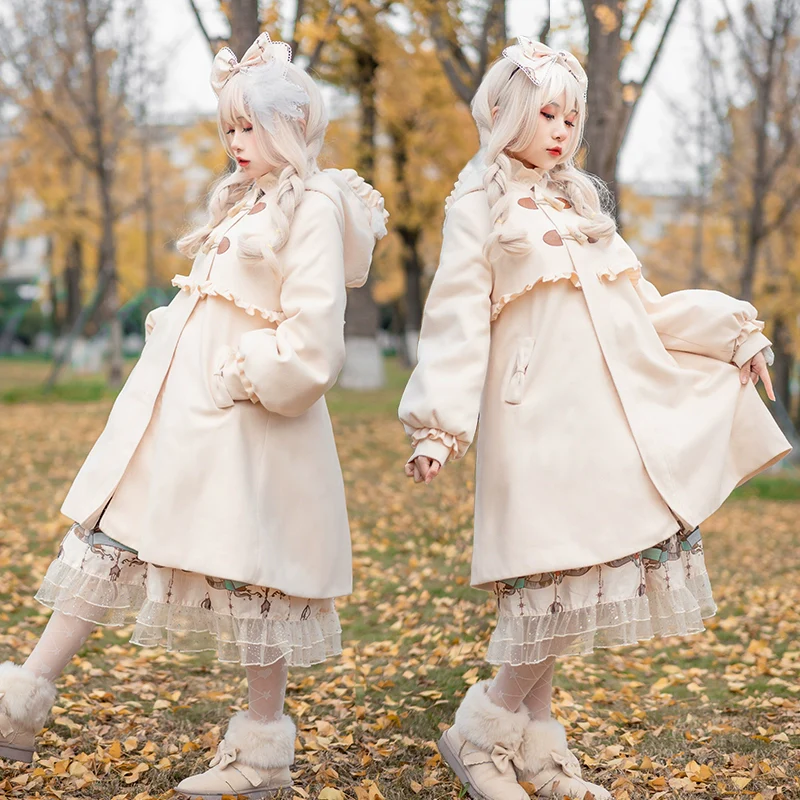 Fairy Cat - Sweet Lolita Coat Autumn and Winter Lolita Outwear - Image 30