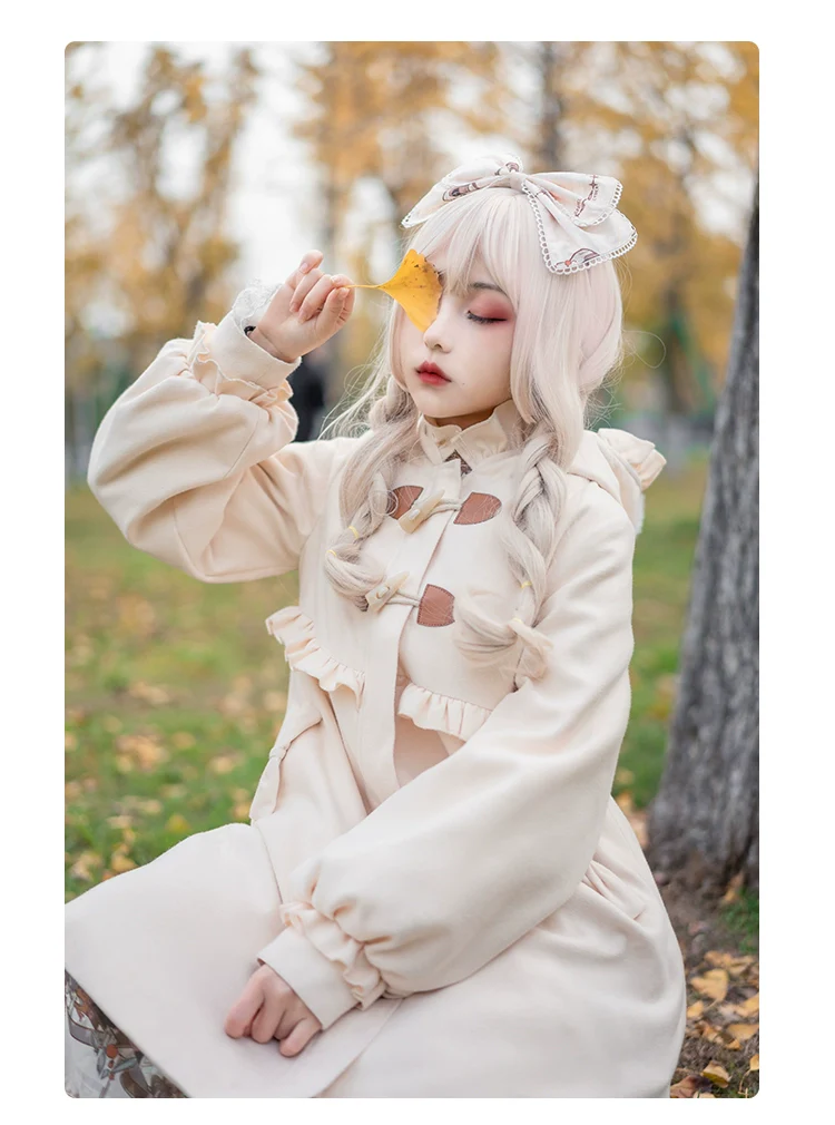 Fairy Cat - Sweet Lolita Coat Autumn and Winter Lolita Outwear - Image 32