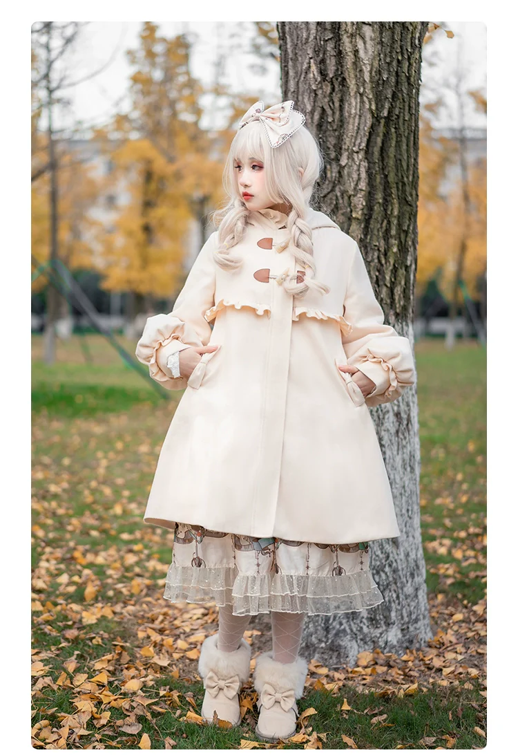 Fairy Cat - Sweet Lolita Coat Autumn and Winter Lolita Outwear - Image 35