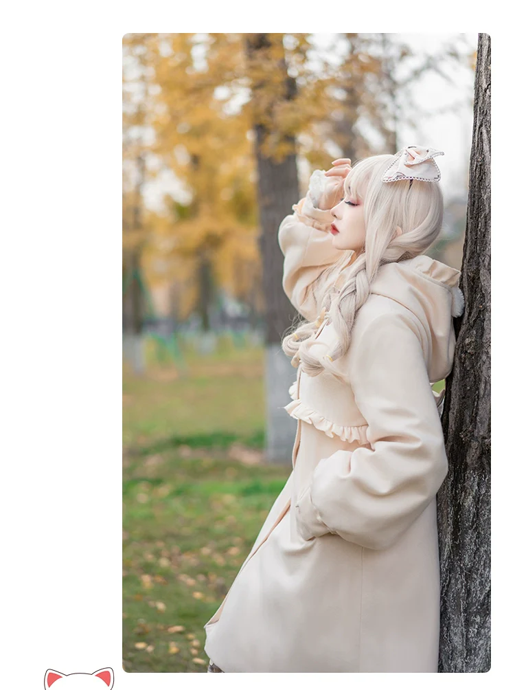 Fairy Cat - Sweet Lolita Coat Autumn and Winter Lolita Outwear - Image 36