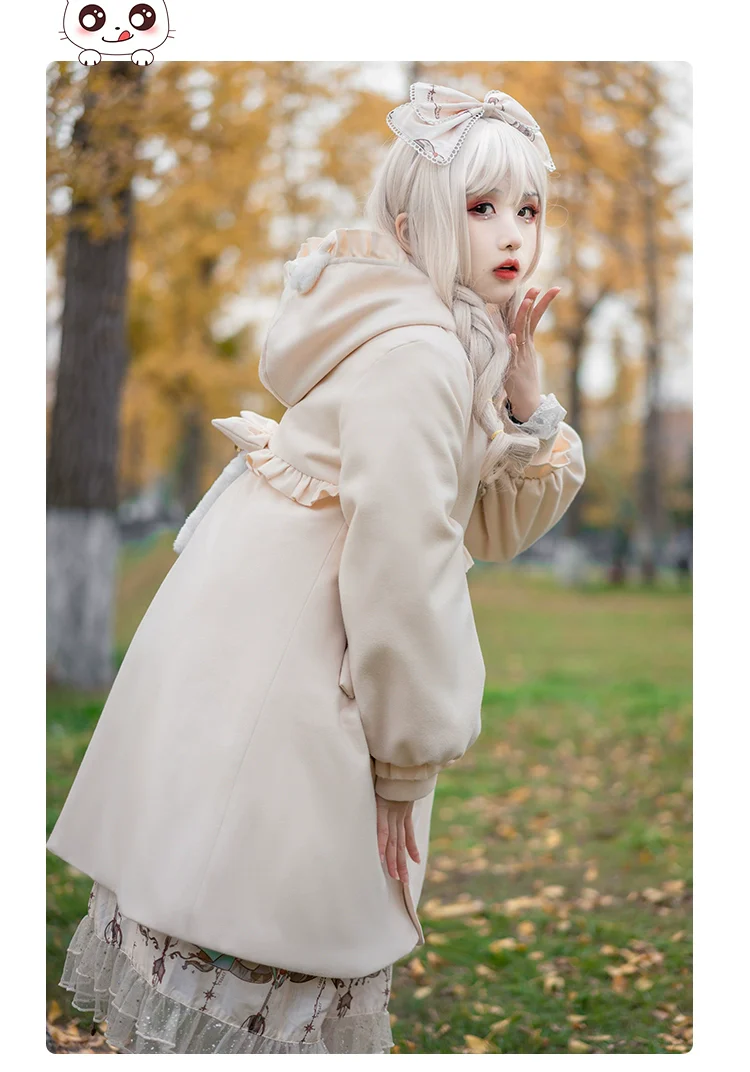 Fairy Cat - Sweet Lolita Coat Autumn and Winter Lolita Outwear - Image 39