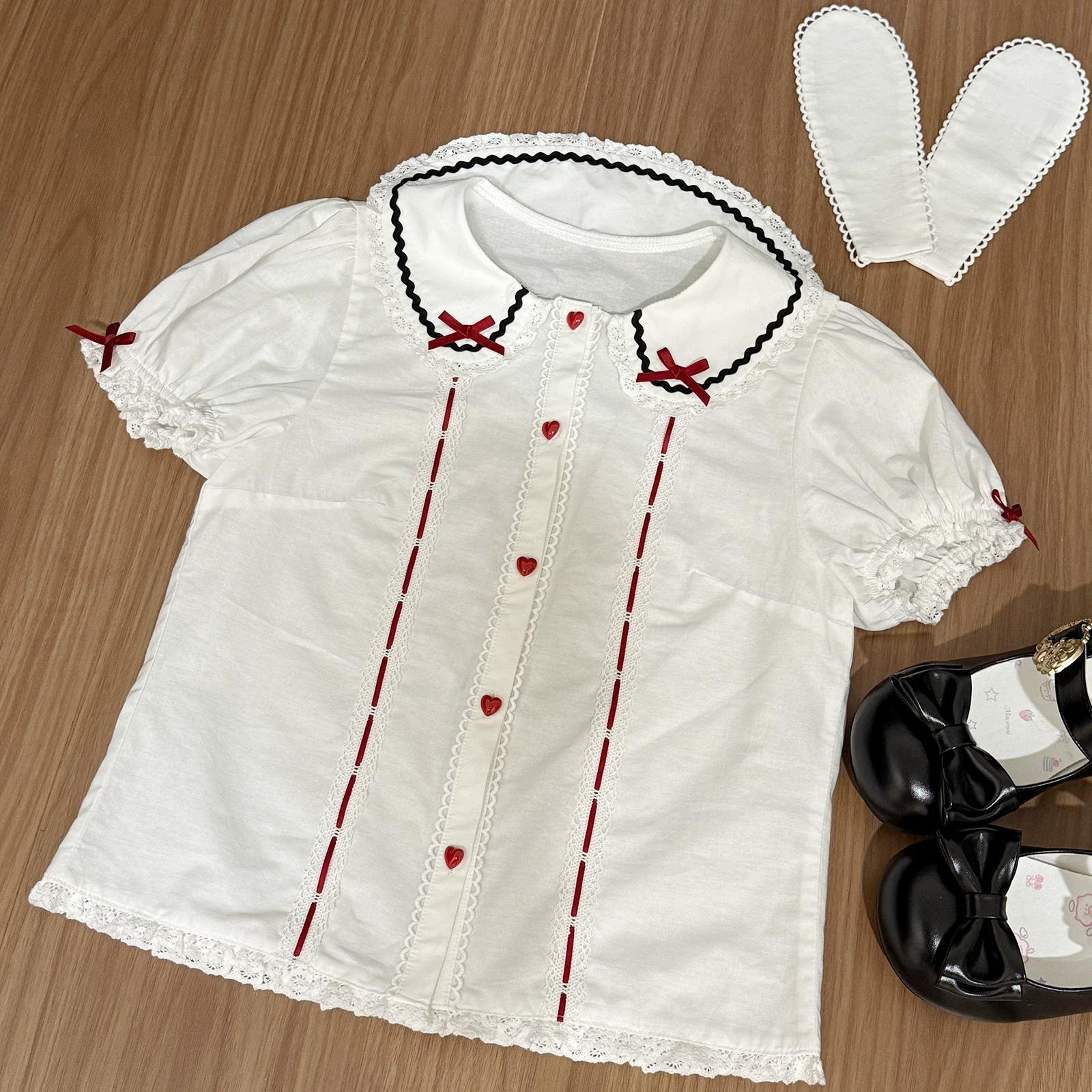 Myth Rabbit Tea Party - Sweet Lolita Dress Set, Bunny Print JSK - Image 59