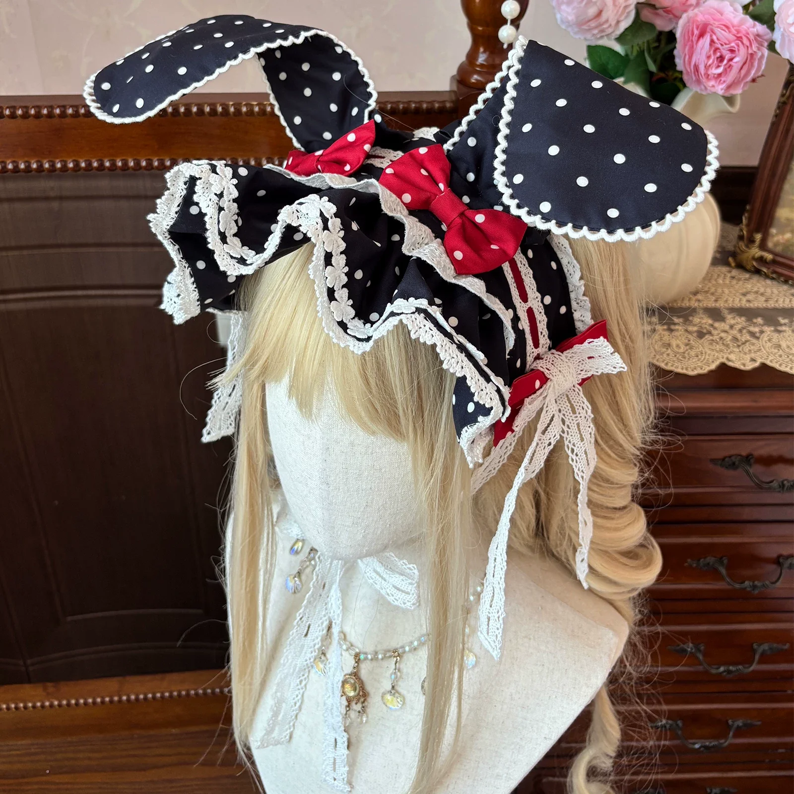 Myth Rabbit Tea Party - Sweet Lolita Dress Set, Bunny Print JSK - Image 60