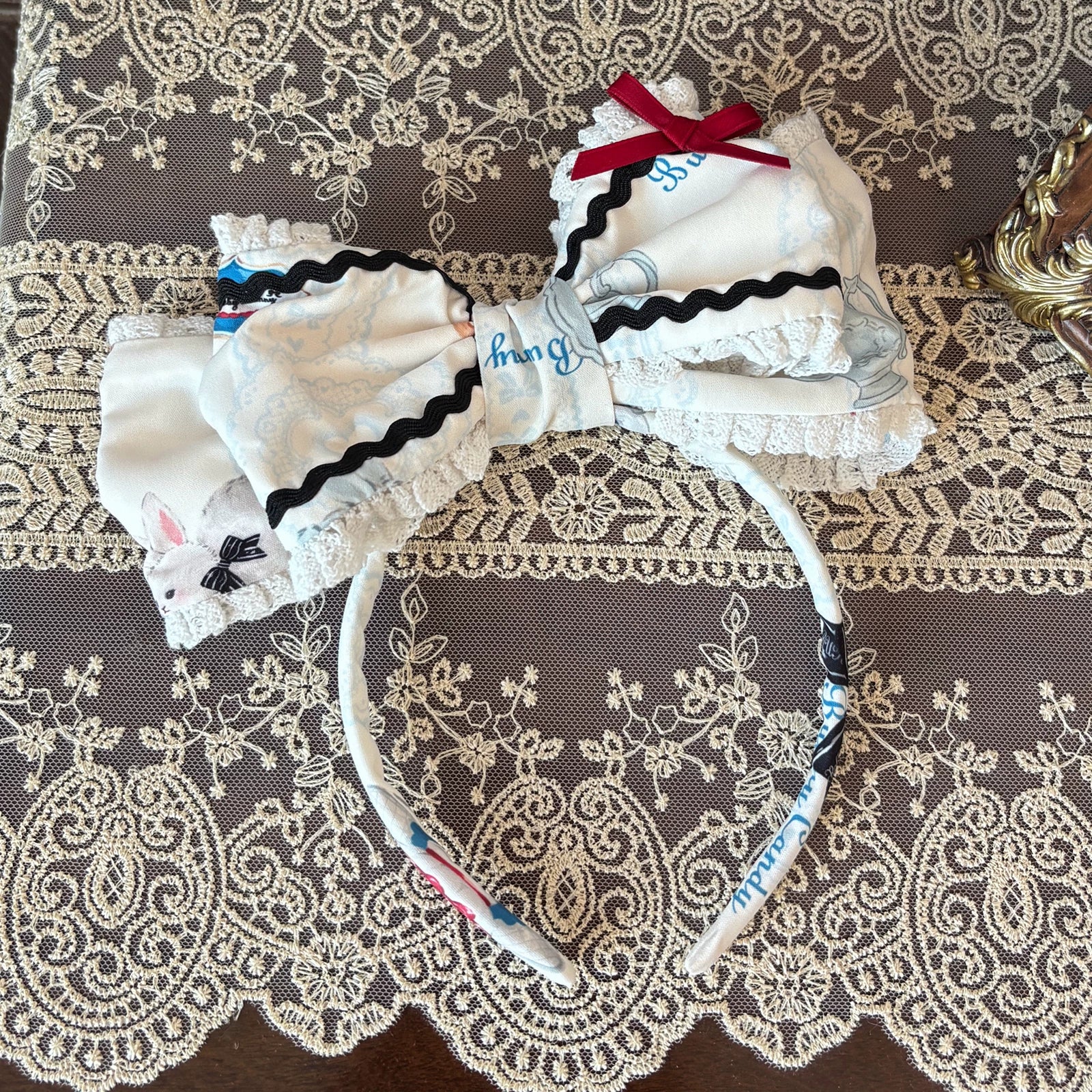 Myth Rabbit Tea Party - Sweet Lolita Dress Set, Bunny Print JSK - Image 61
