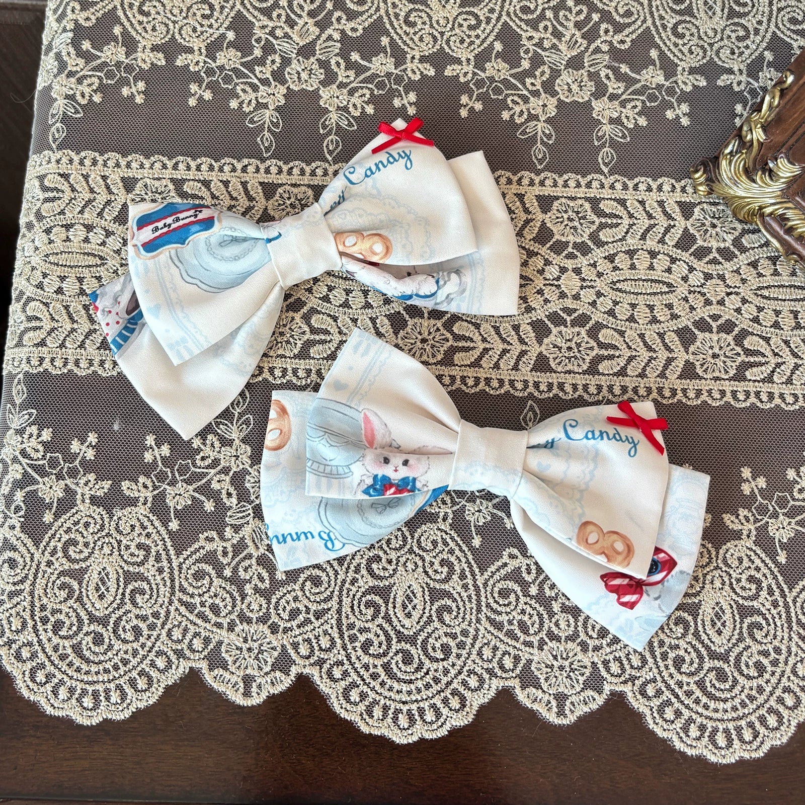 Myth Rabbit Tea Party - Sweet Lolita Dress Set, Bunny Print JSK - Image 63