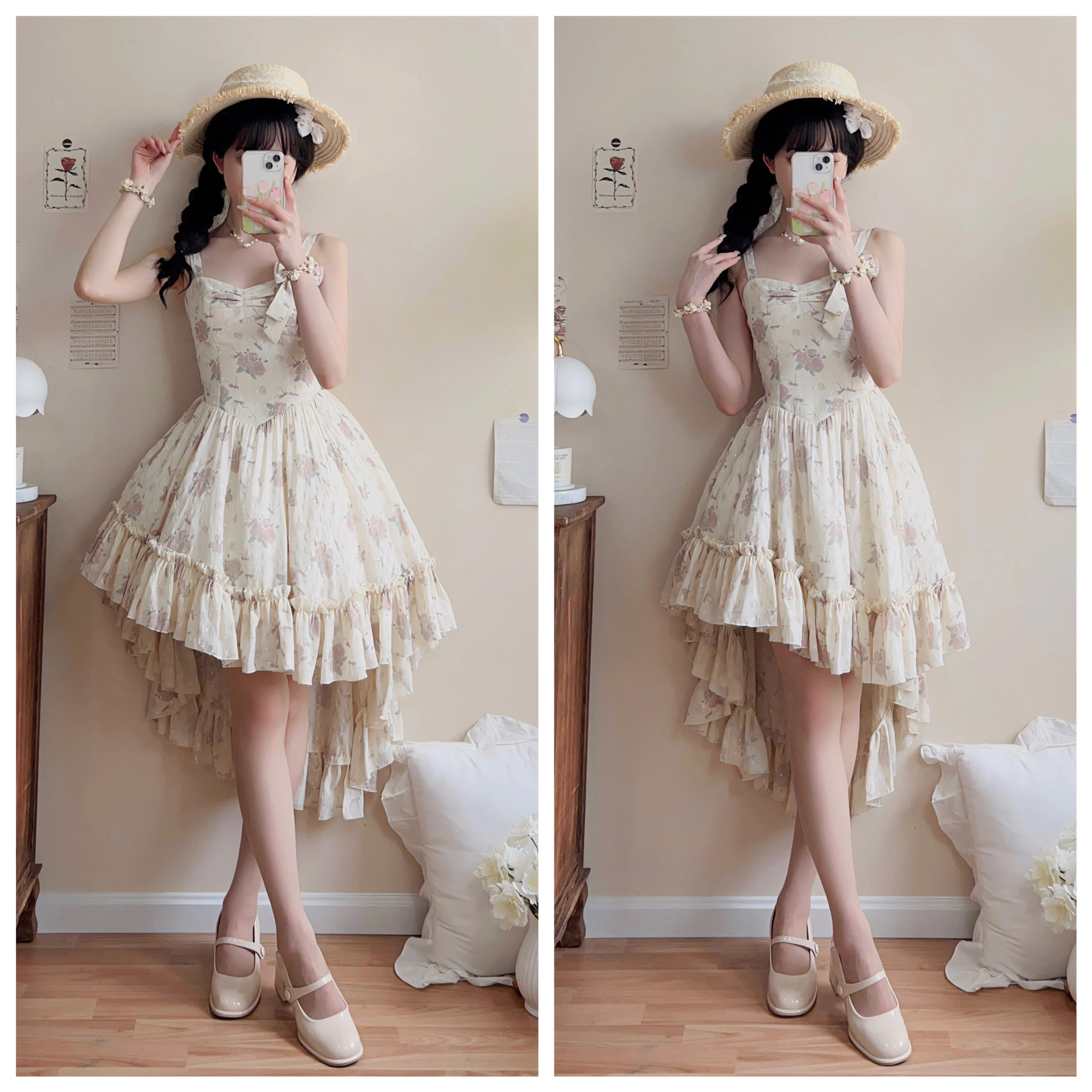 Twilight Rose - Sweet Lolita Dress Sweater and JSK - Image 13