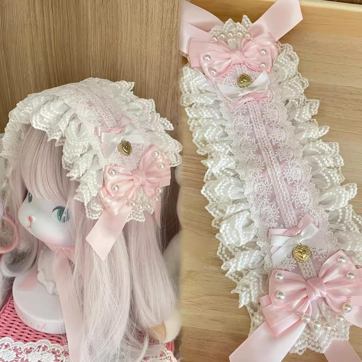 Sweet Lolita Handmade Lace Hairband - Image 2