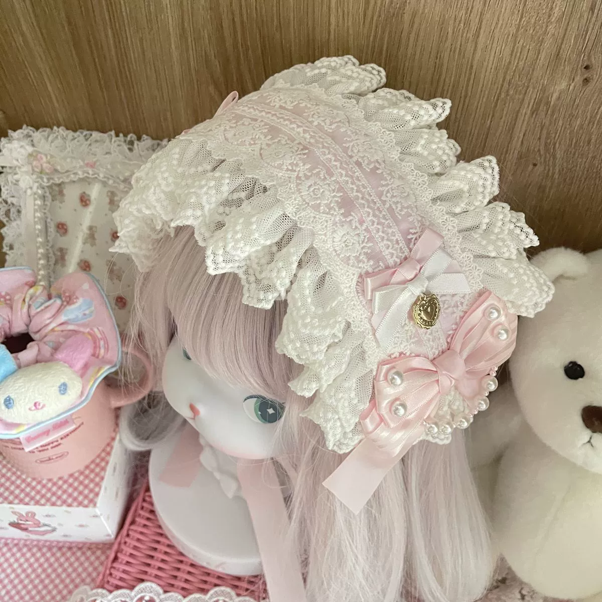 Sweet Lolita Handmade Lace Hairband - Image 3