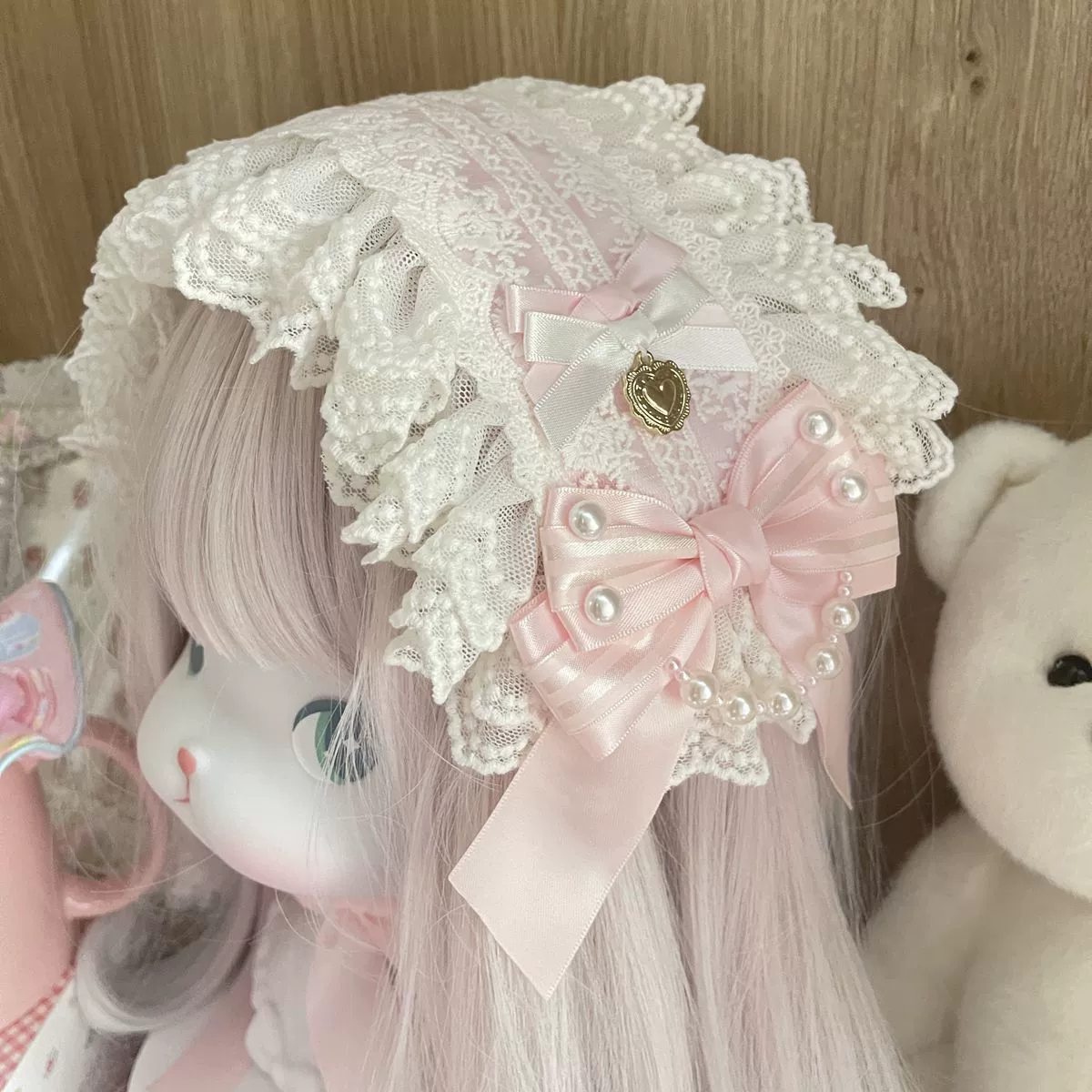 Sweet Lolita Handmade Lace Hairband - Image 5