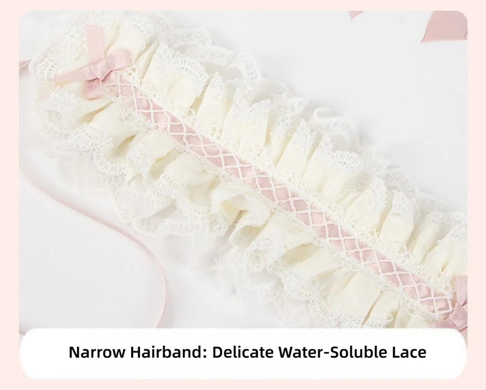 Sweet Lolita Headdress Set, Detachable Bunny Ears - Image 17