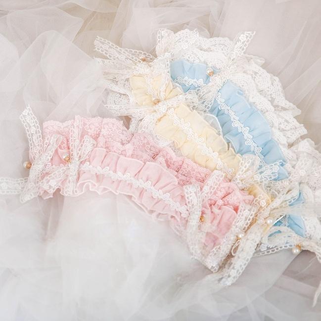 Dawn Wedding - Sweet Lolita Headress, Rose Decorated BNT - Image 6
