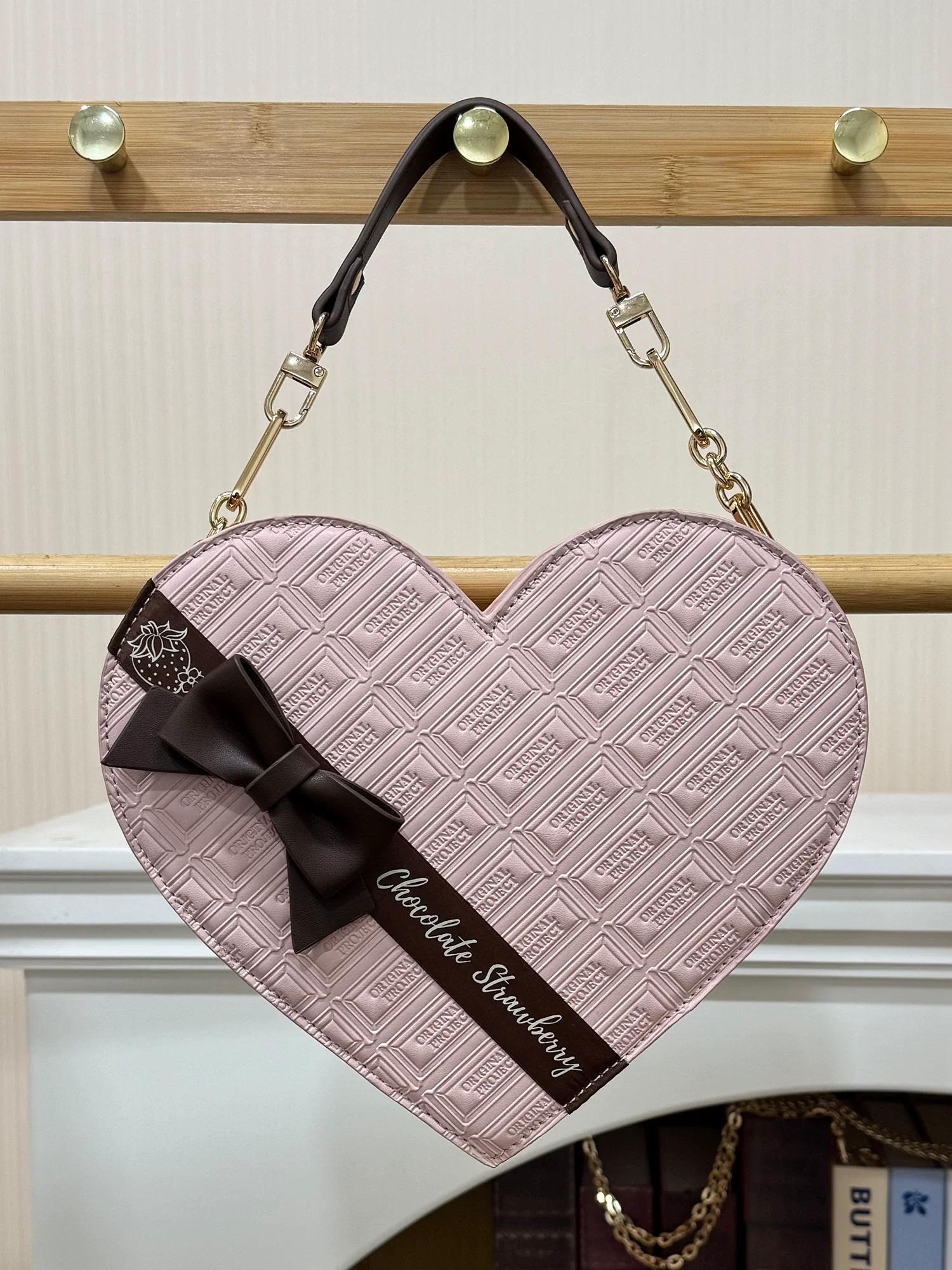 Sweet Lolita Heart-shaped Bag, Chocolate Inspired - Image 4