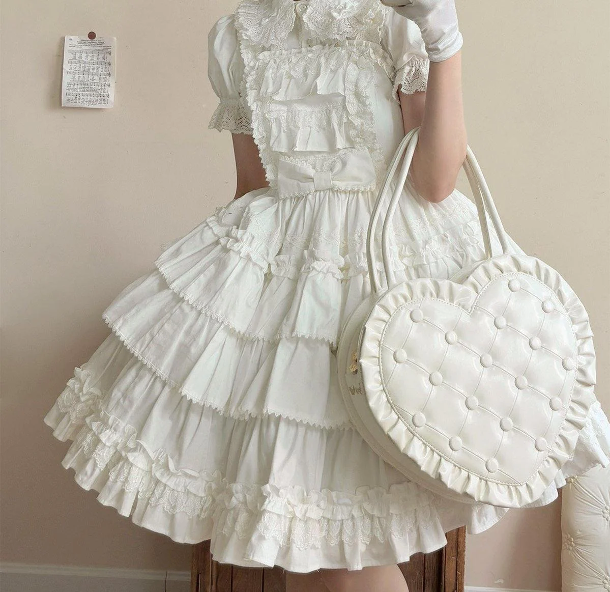 Heart Pillow - Sweet Lolita Heart-shaped Handbag or Shoulder Bag - Image 4