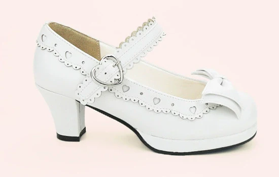 Sweet Lolita Heel Shoes Butterfly Bow Shoes - Image 8