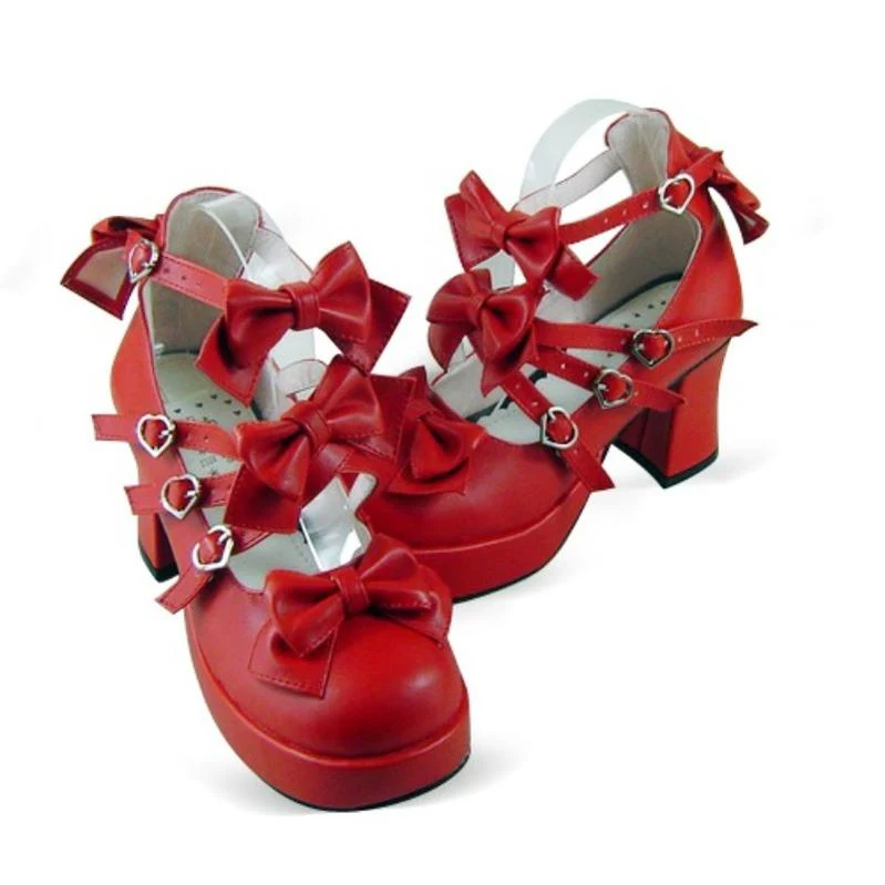Antaina - Sweet Lolita Heel Shoes Plus Size Shoes - Image 16