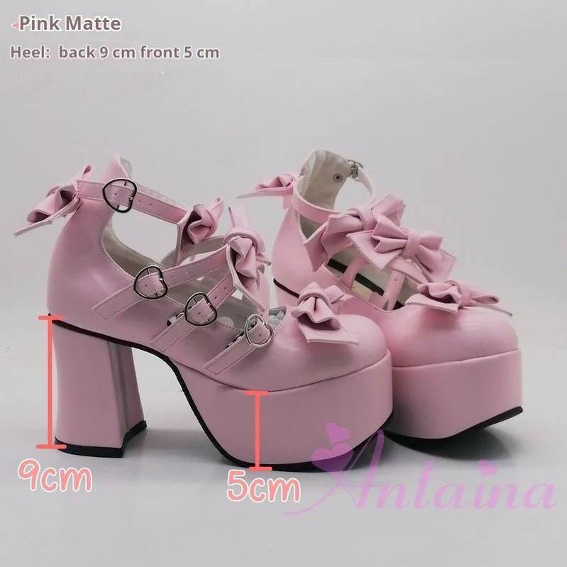 Antaina - Sweet Lolita Heel Shoes Plus Size Shoes - Image 4