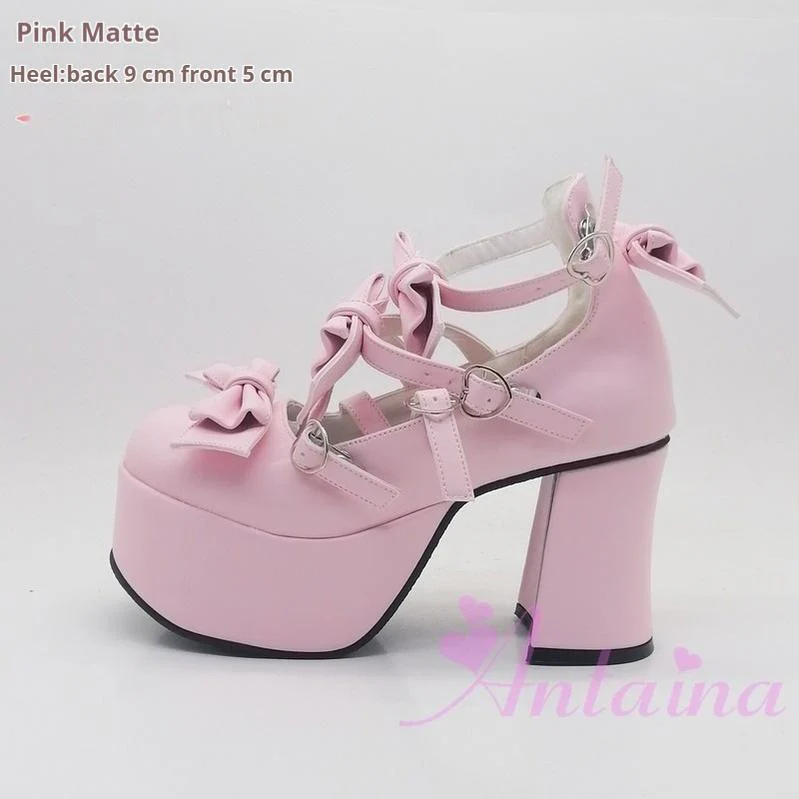Antaina - Sweet Lolita Heel Shoes Plus Size Shoes - Image 7