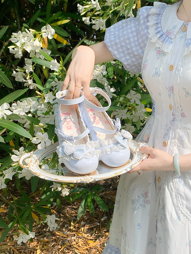 Aimee - Sakura - Sweet Lolita Heels Cute Mid-heel Mary Jane Shoes - Image 27