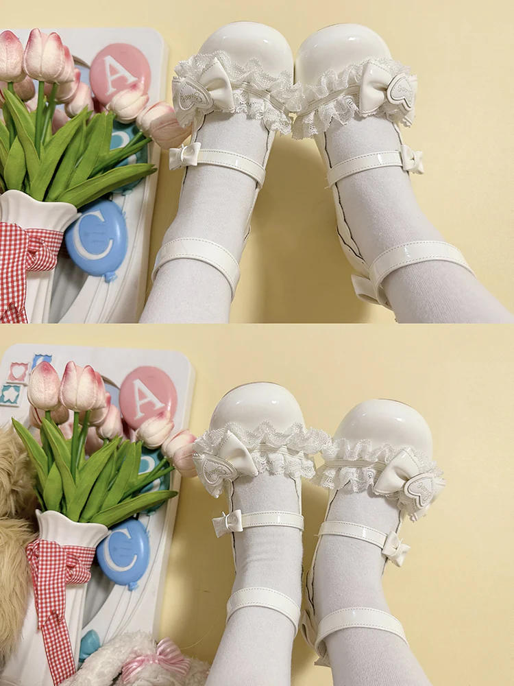 Aimee - Sakura - Sweet Lolita Heels Cute Mid-heel Mary Jane Shoes - Image 31