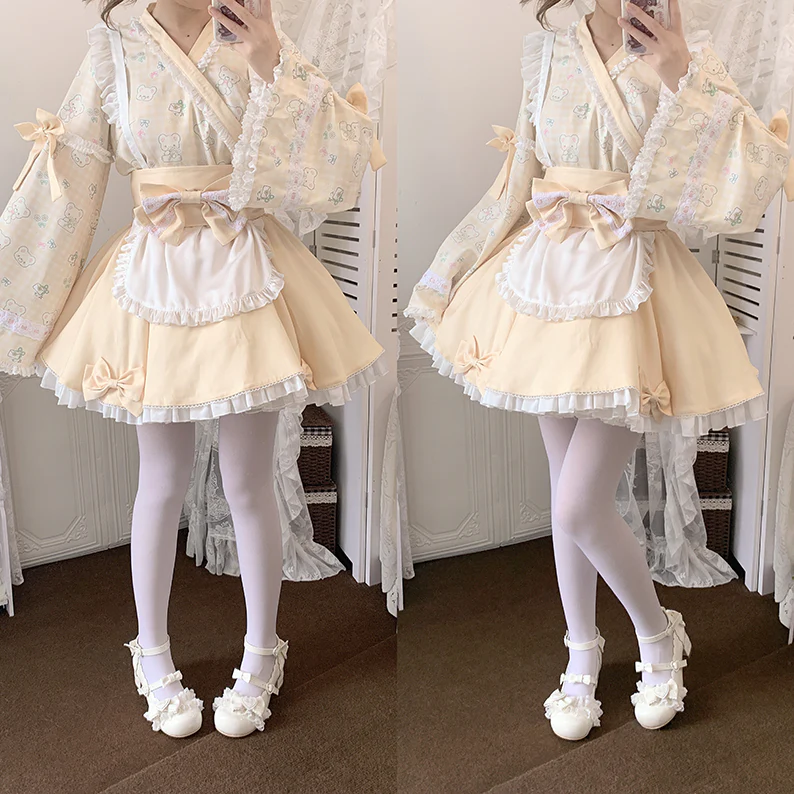 Aimee - Sakura - Sweet Lolita Heels Cute Mid-heel Mary Jane Shoes - Image 33