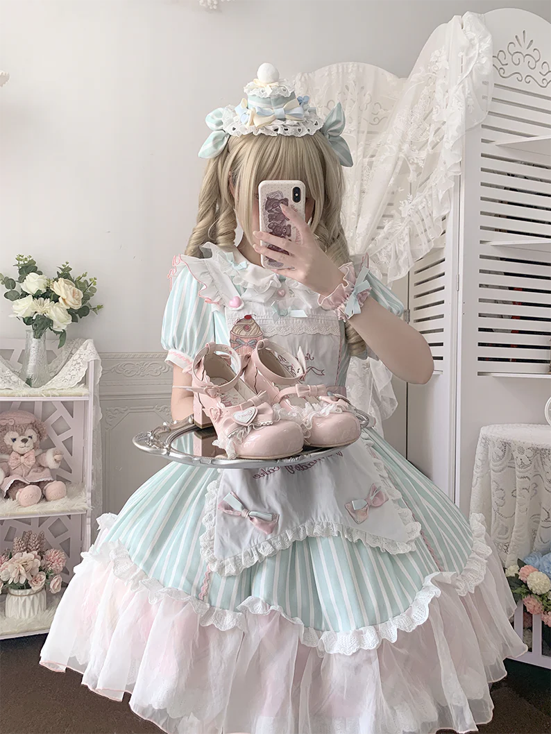 Aimee - Sakura - Sweet Lolita Heels Cute Mid-heel Mary Jane Shoes - Image 7