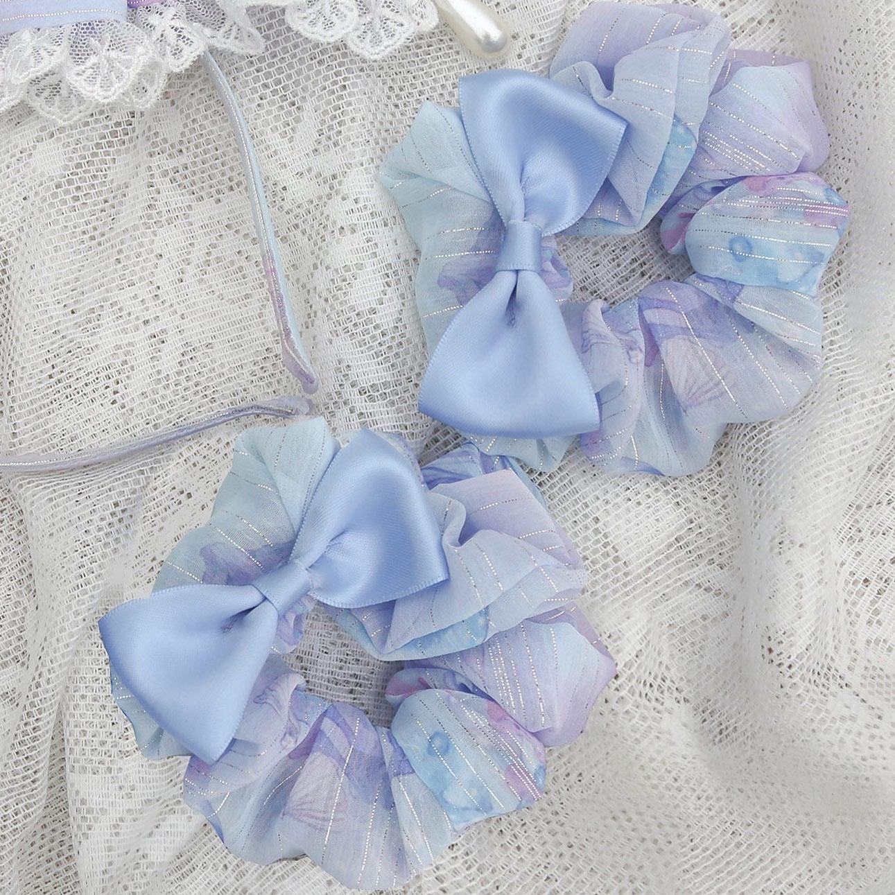 Coral Jellyfish - Sweet Lolita High-waist JSK Dress, Jellyfish & Coral Print - Image 17