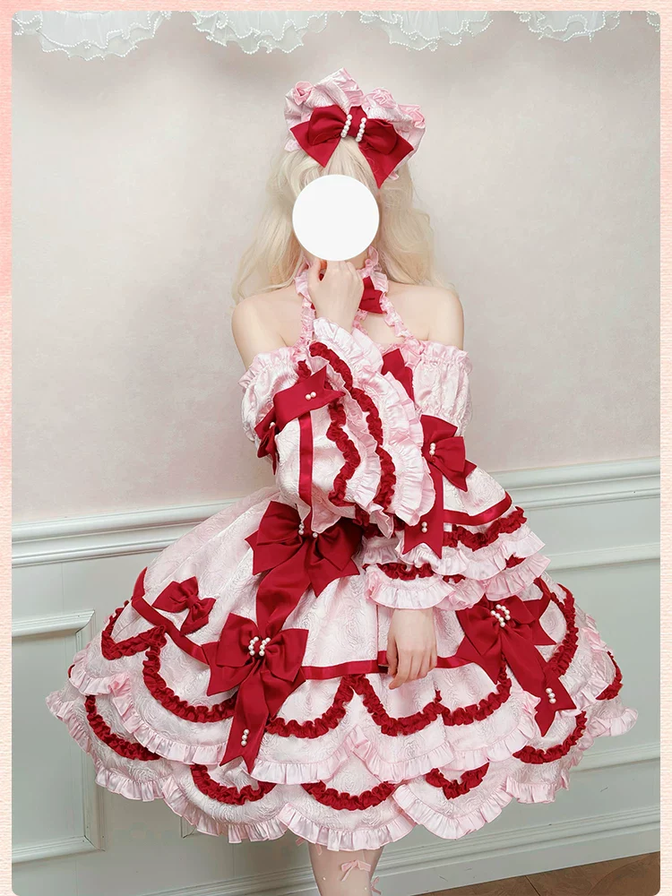 Sweetheart Petal - Sweet Lolita Hime Sleeves, Layered Ruffles - Image 19