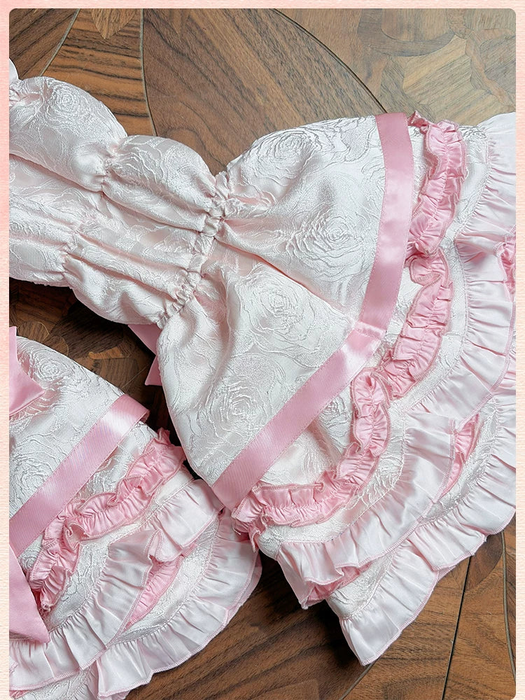 Sweetheart Petal - Sweet Lolita Hime Sleeves, Layered Ruffles - Image 7