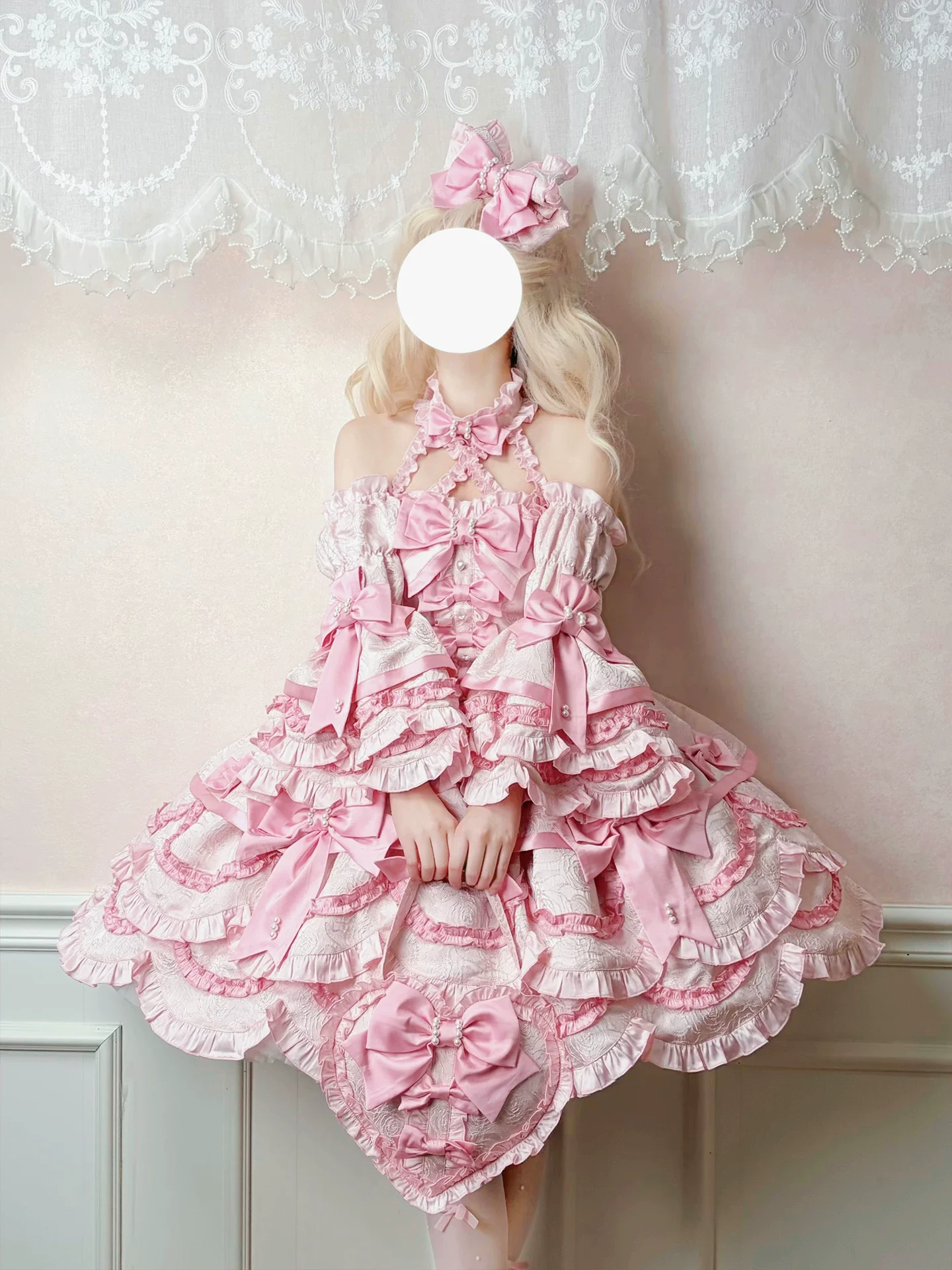 Sweetheart Petal - Sweet Lolita Hime Sleeves, Layered Ruffles - Image 8