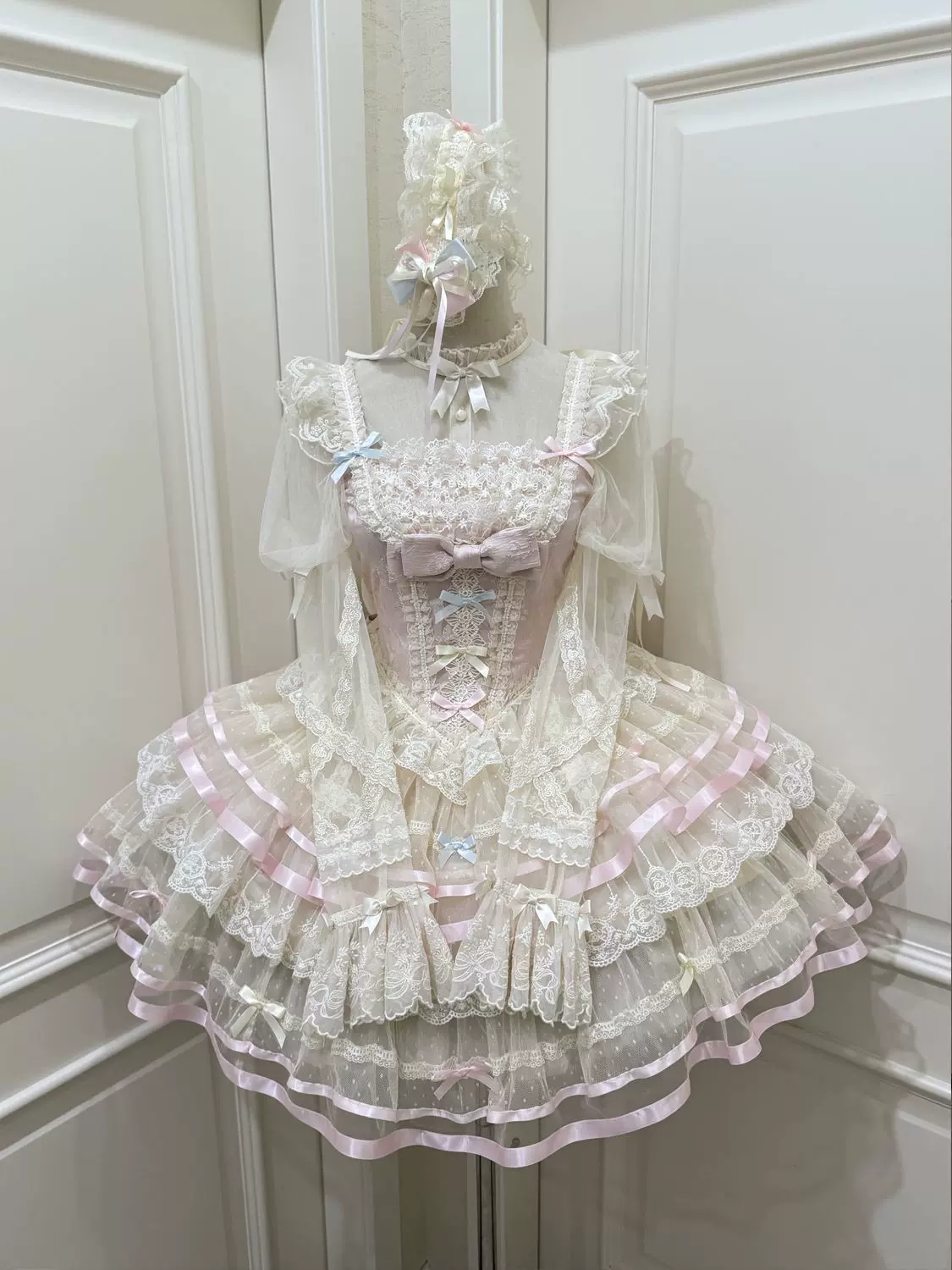 Butterfly Ballet - Sweet Lolita JSK Dress, Layered Tulle Hem