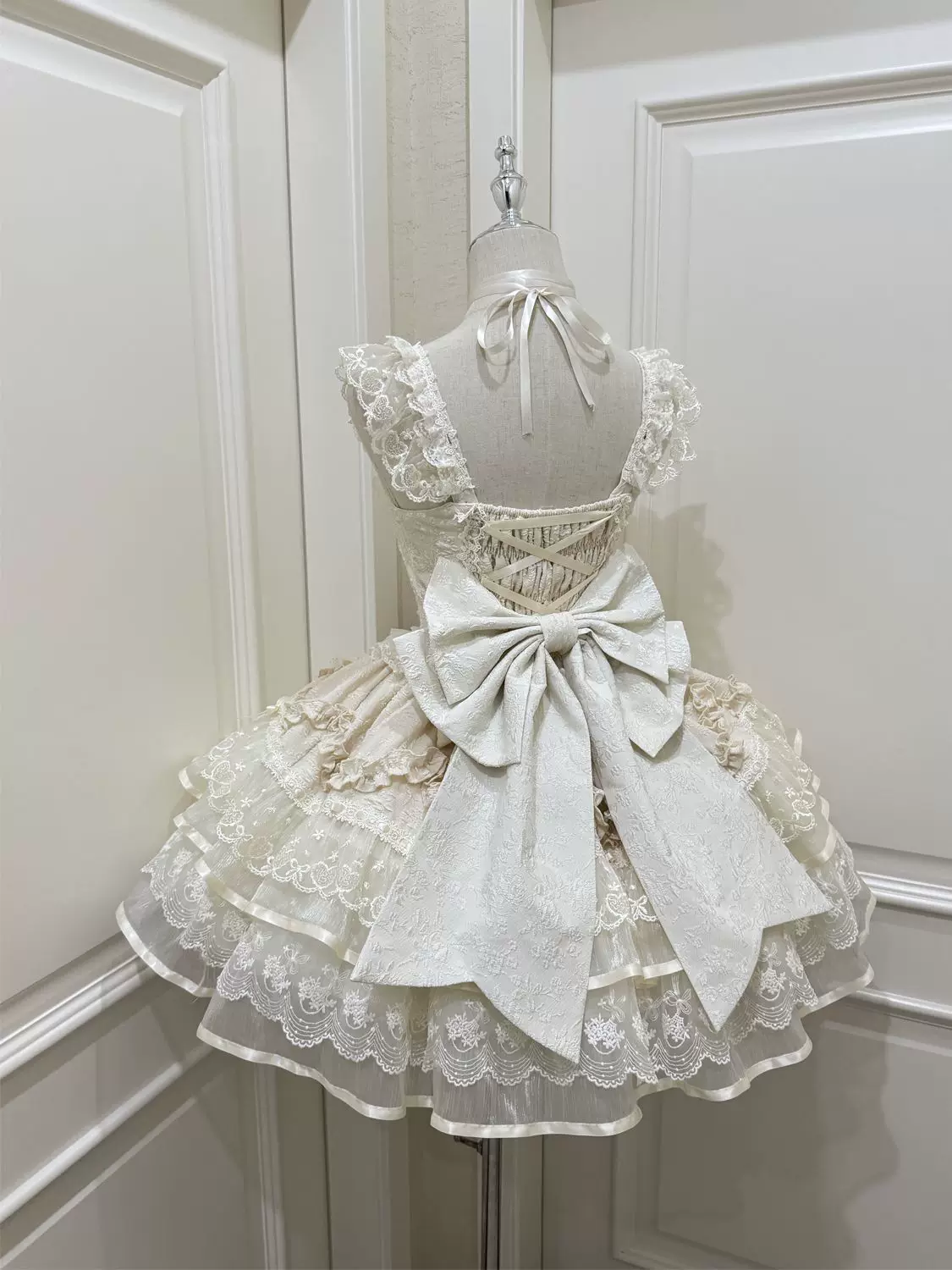 Ballet Dream - Sweet Lolita JSK Dress, Petal-like Layered Skirt - Image 2